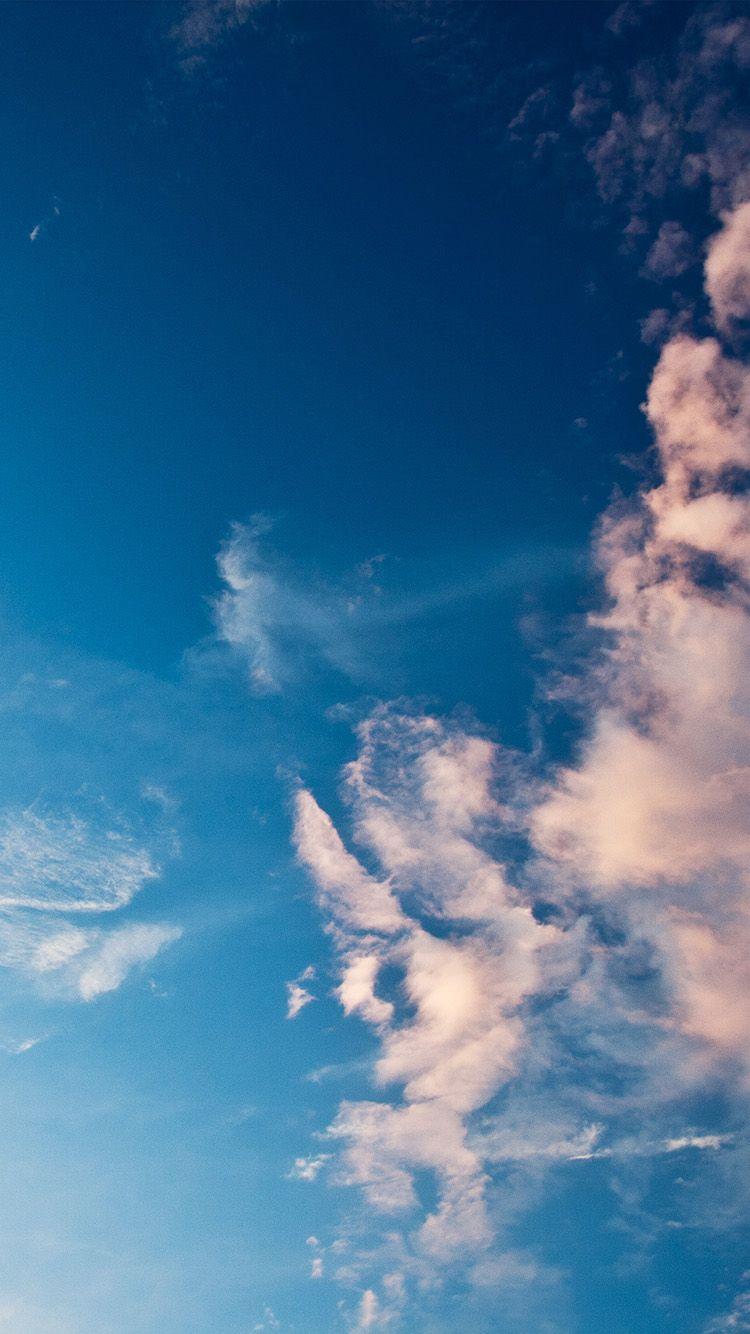 750x1334 iPhone 6 Wallpaper blue cloud sunny clear nature