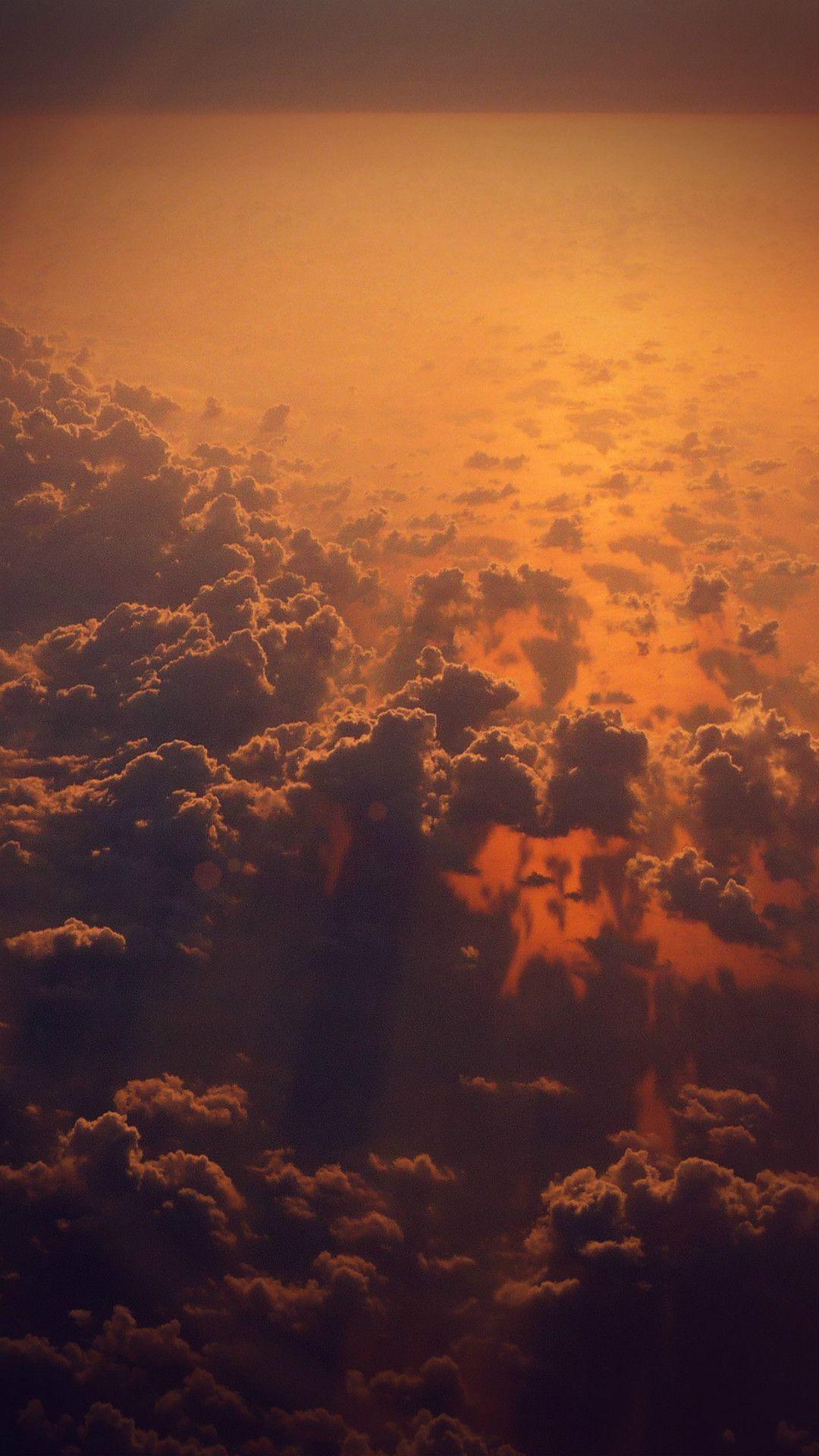 1080x1920 Sunset Clouds Hình Nền iPhone