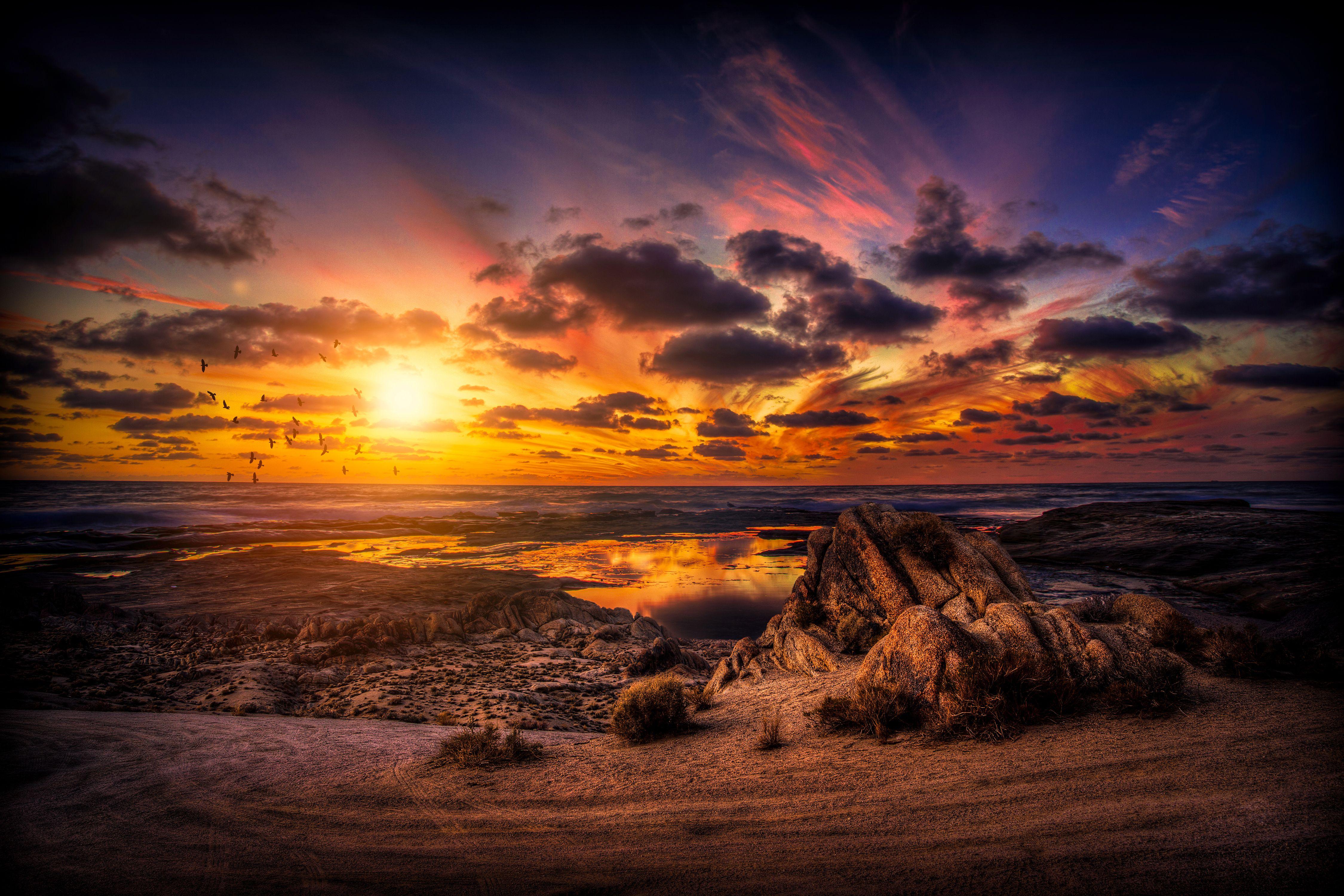 Thư viện hình nền HD 4500x3000 Sunset Clouds
