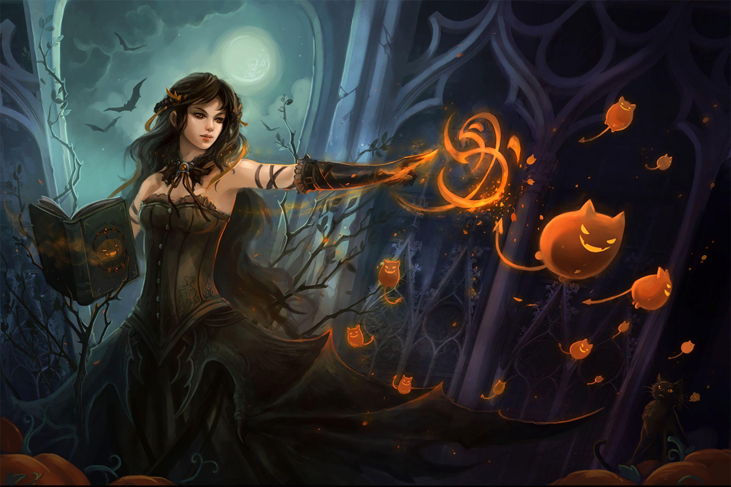 2400x1600 Witch Wallpaper