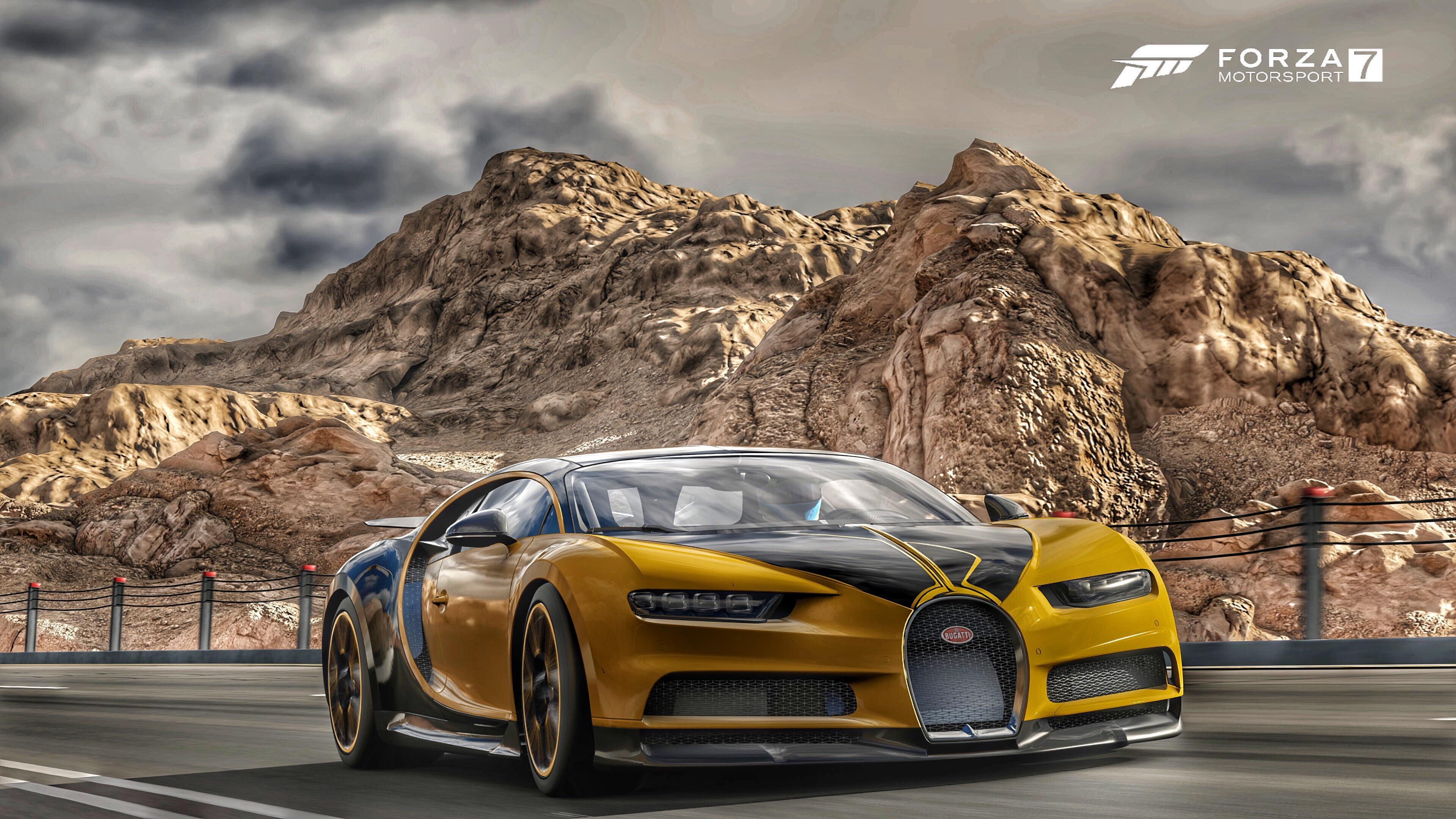 3840x2160 Wallpaper 4k Bugatti Chiron Forza Motorsport 7 4k 4k