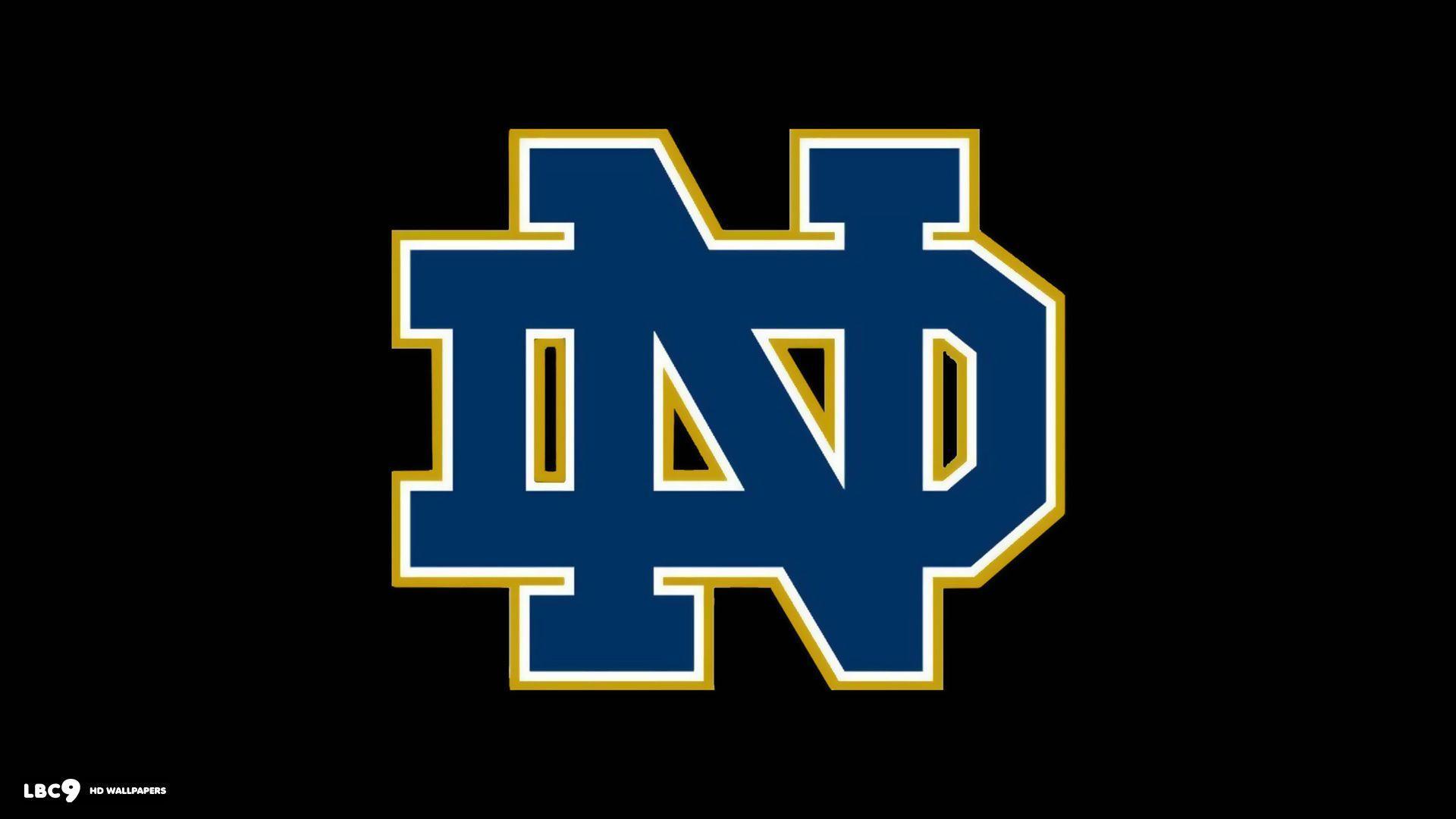 1920x1080 Notre Dame Logo Wallpaper