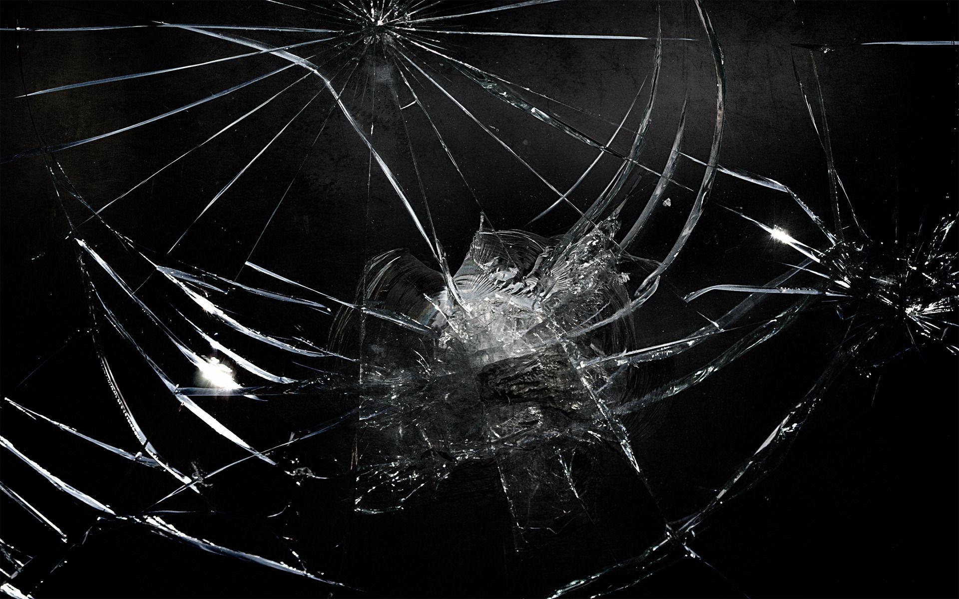 1920x1200 Excellent HD Broken Glass Wallpaper