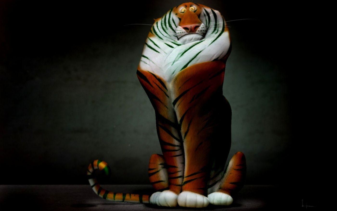 1401x879 3D Animal Wallpaper