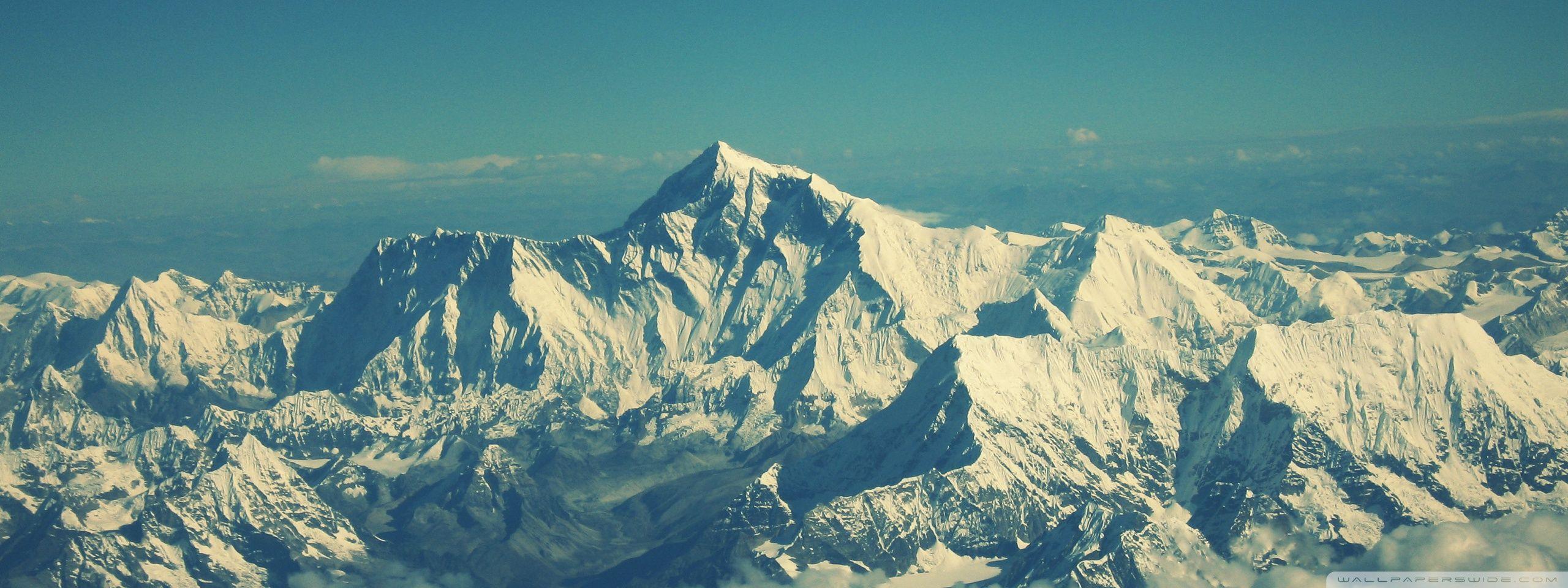 2560x960 Panoramic View of Mountains ❤ 4K HD Desktop Wallpaper