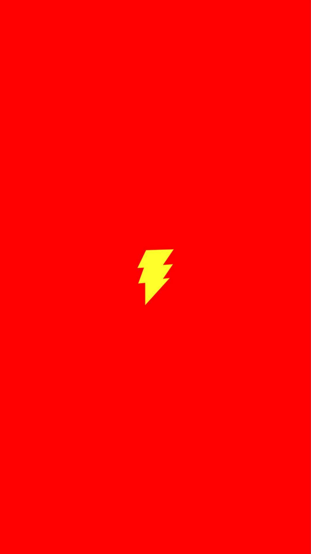 1080x1920 Flash Comic Hero Minimal Red Art Logo iPhone 8 Wallpaper Free Download