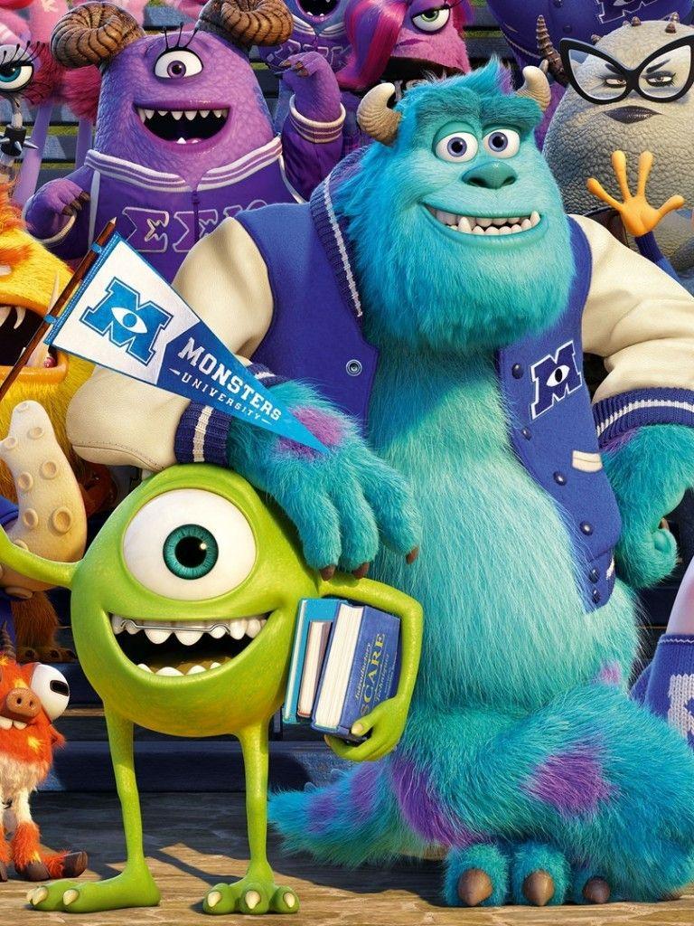 768x1024 Download 768x1024 Monsters University, Animation, Walt