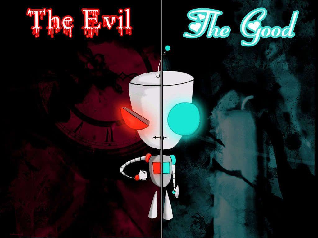 1024x768 Gir both sides. Invader zim, Girly, Invader zim characters