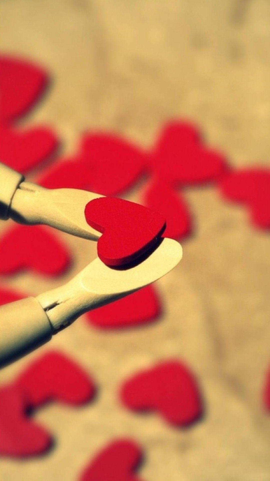 1080x1920 Red Heart Give Android wallpaper HD wallpaper