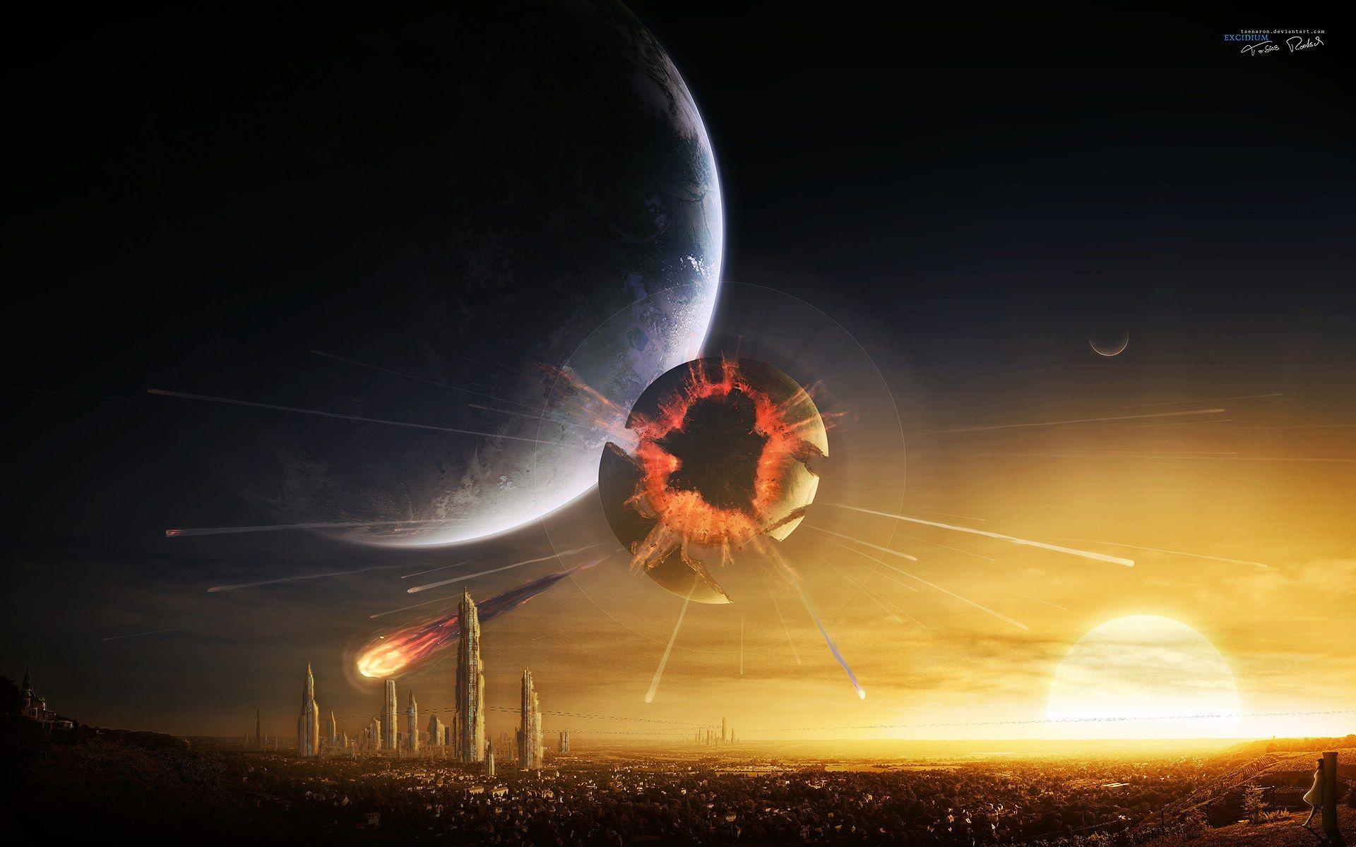 1920x1200 Wallpaper, landscape, background, planets, universe, cool