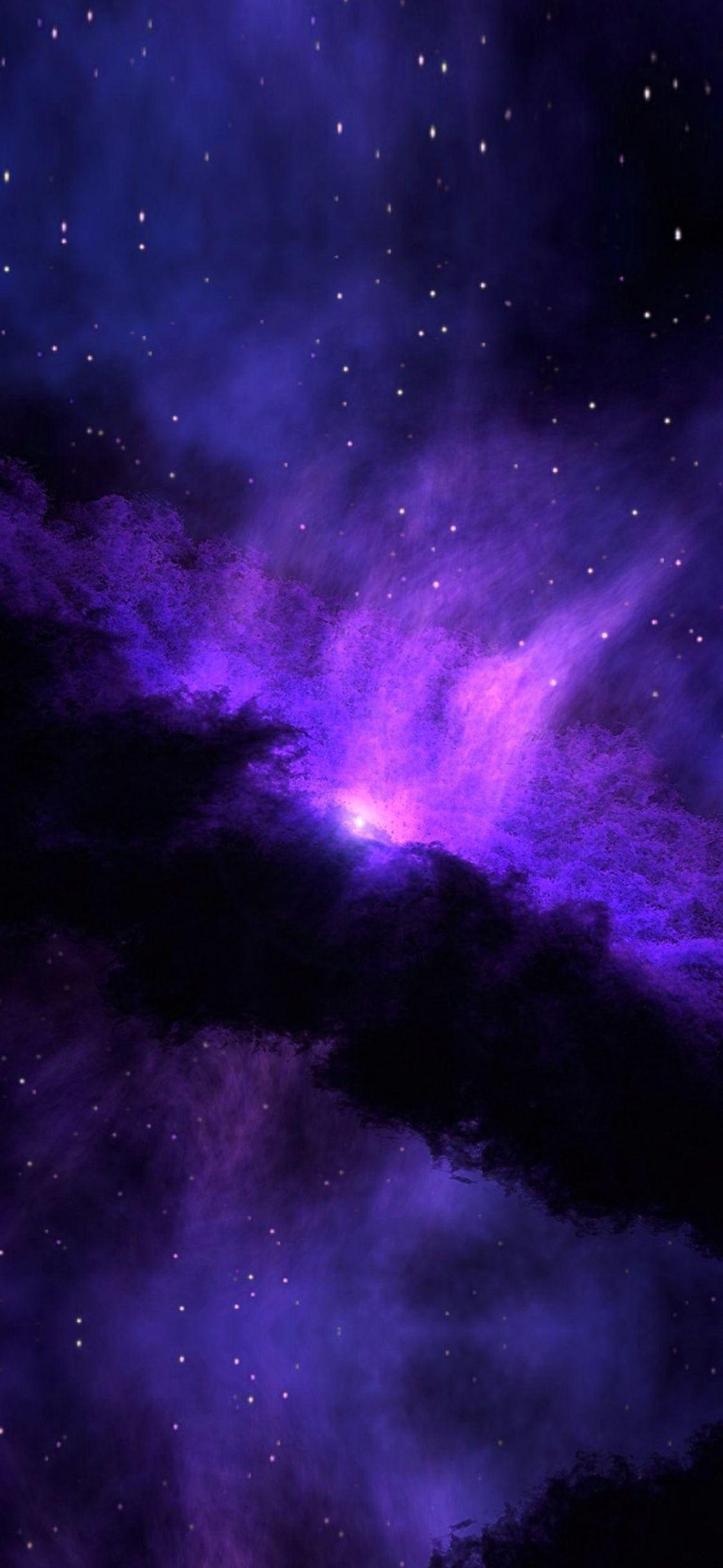1125x2436 iPhone X wallpaper. space blue