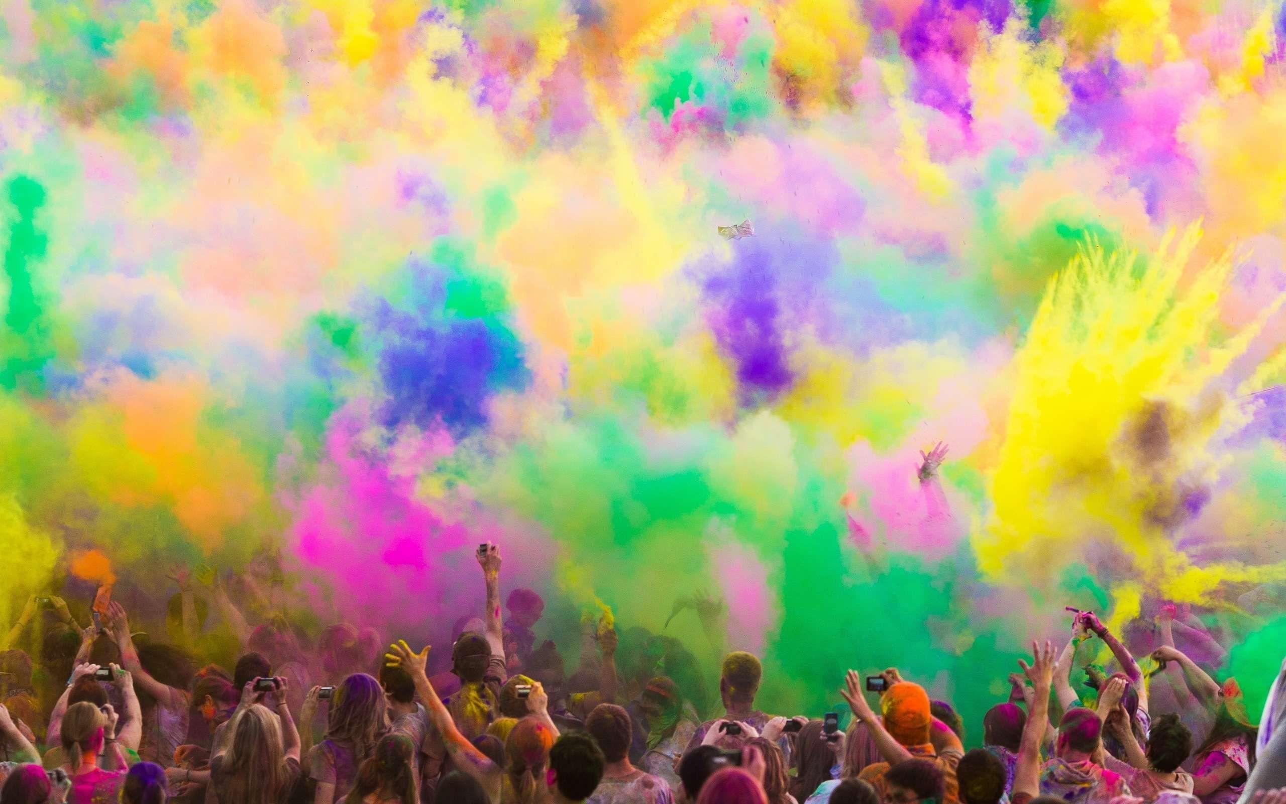 2560x1600 Colour Festival. Happy holi wallpaper, Happy holi, Holi
