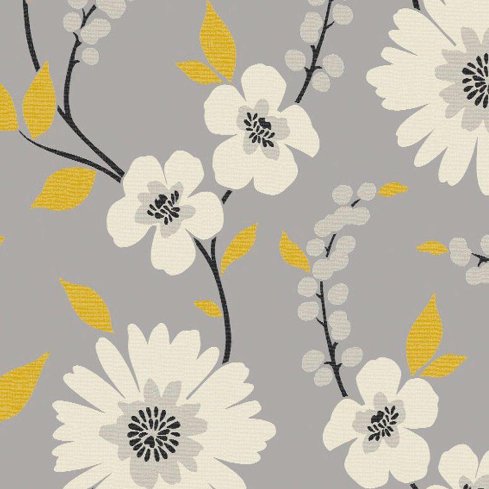 Modern Floral Wallpaper  Contemporary Floral Wallpaper