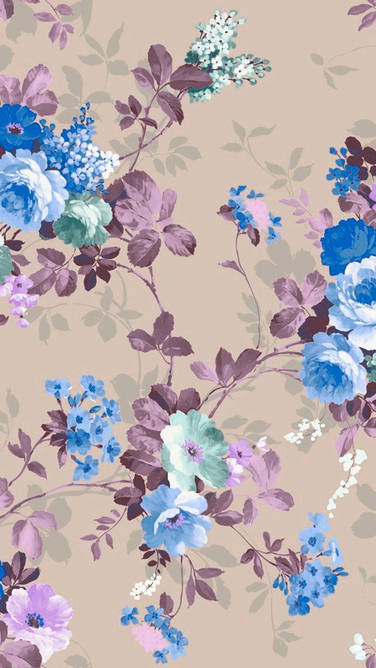 1242x2208 Floral Wallpaper background picture