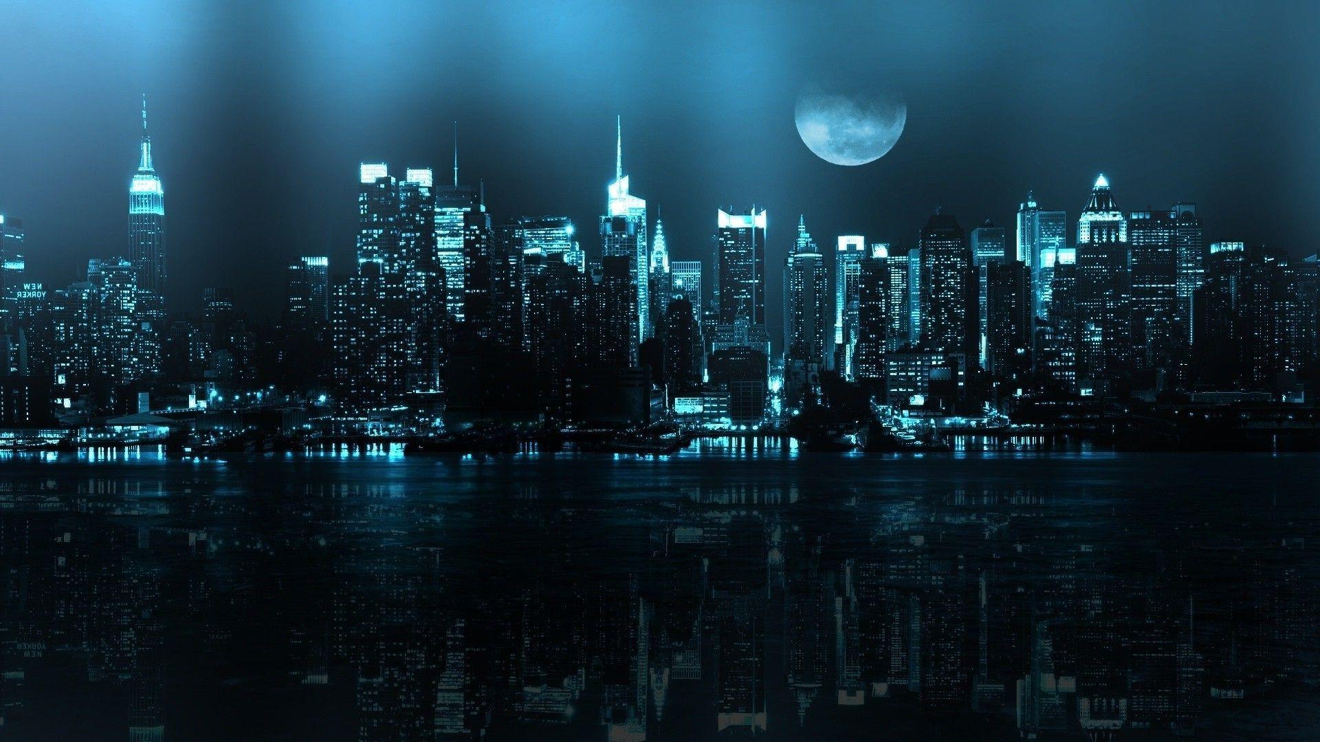 Blue City Wallpapers - Top Free Blue City Backgrounds - WallpaperAccess