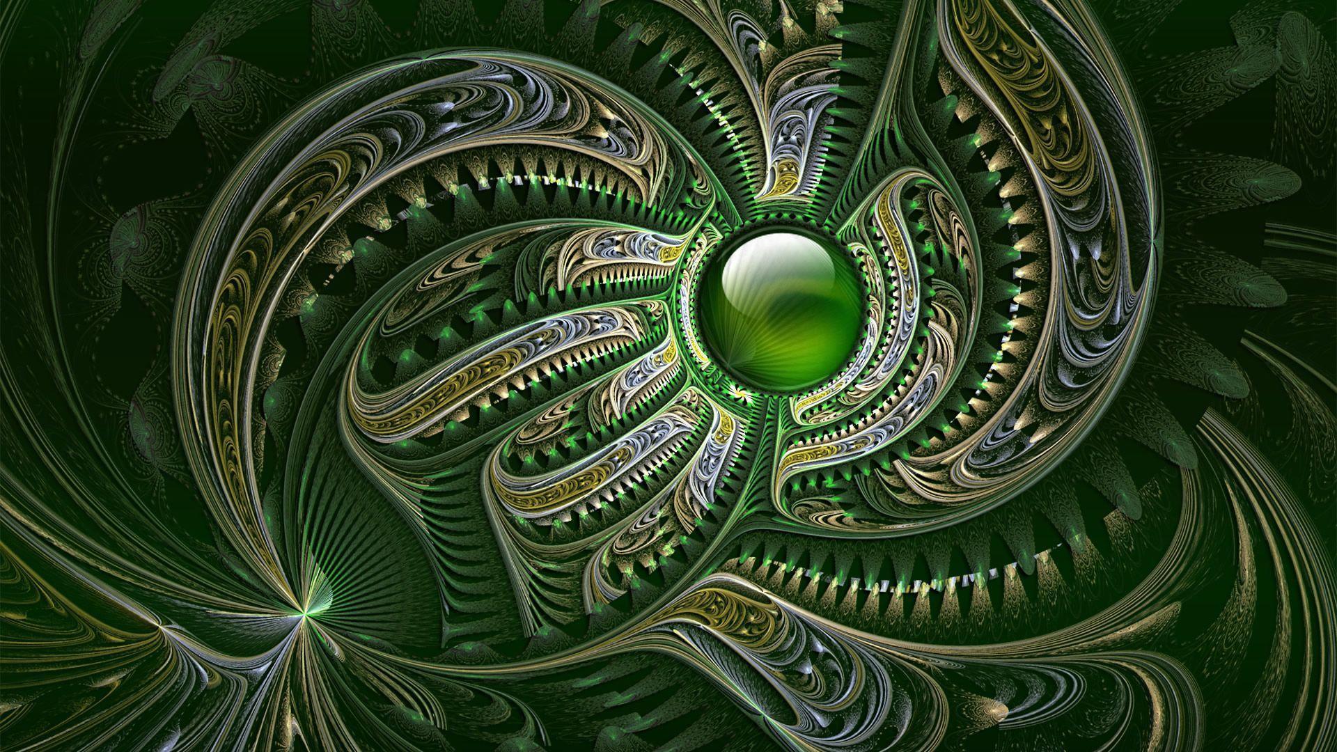 1920x1080 3D Fractal Wallpaper