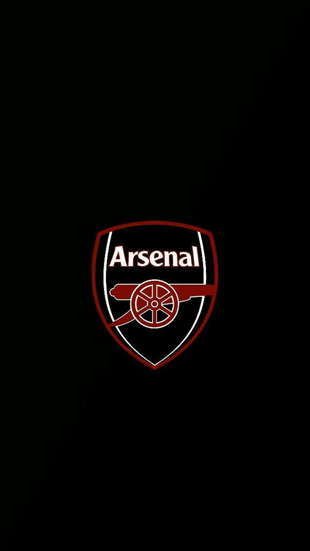 Arsenal Logo In Black Wall Bakground Arsenal HD wallpaper  Peakpx