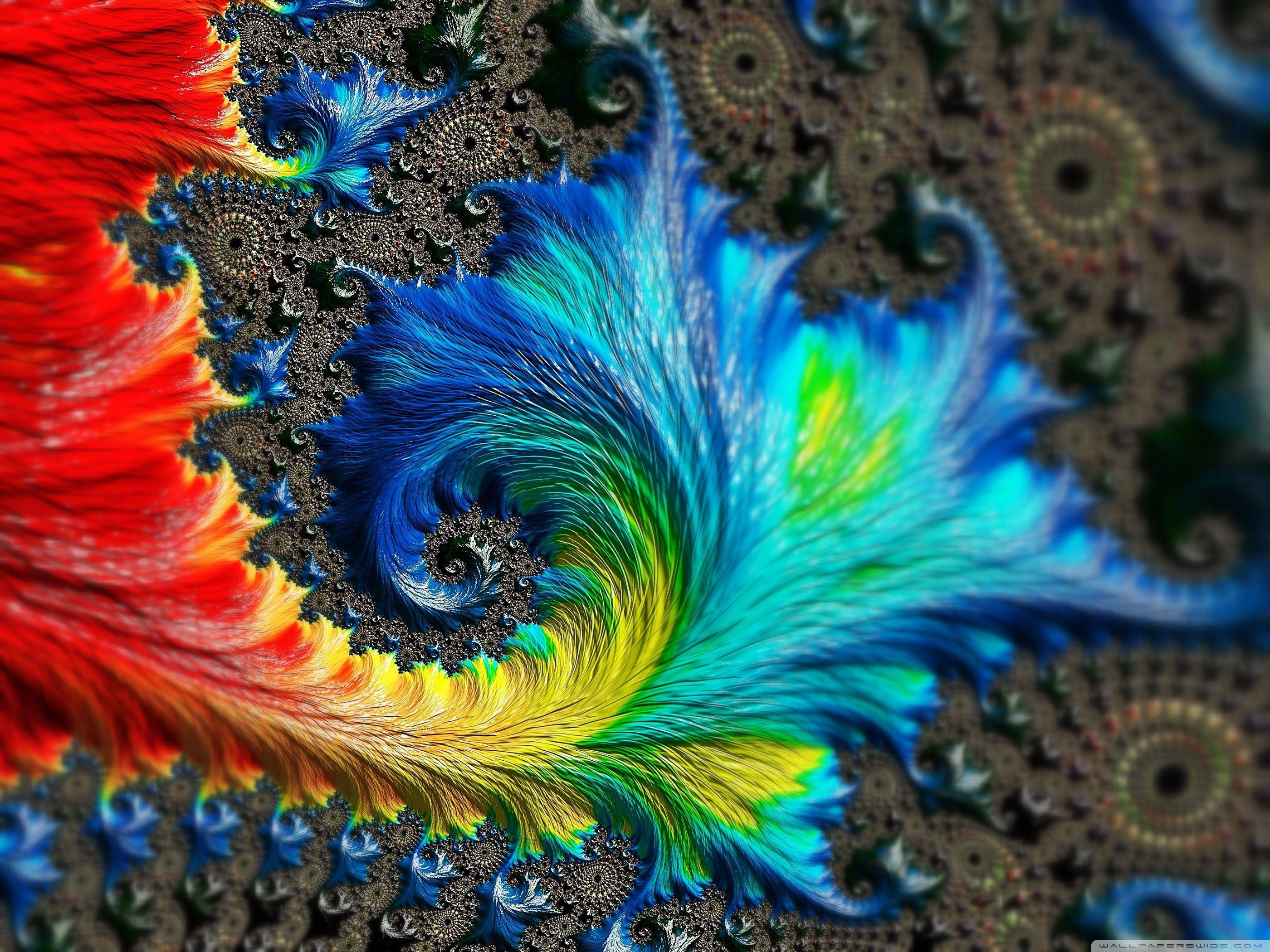 2800x2100 Fractal UHD Desktop Wallpaper for 4K Ultra HD TV : Wide