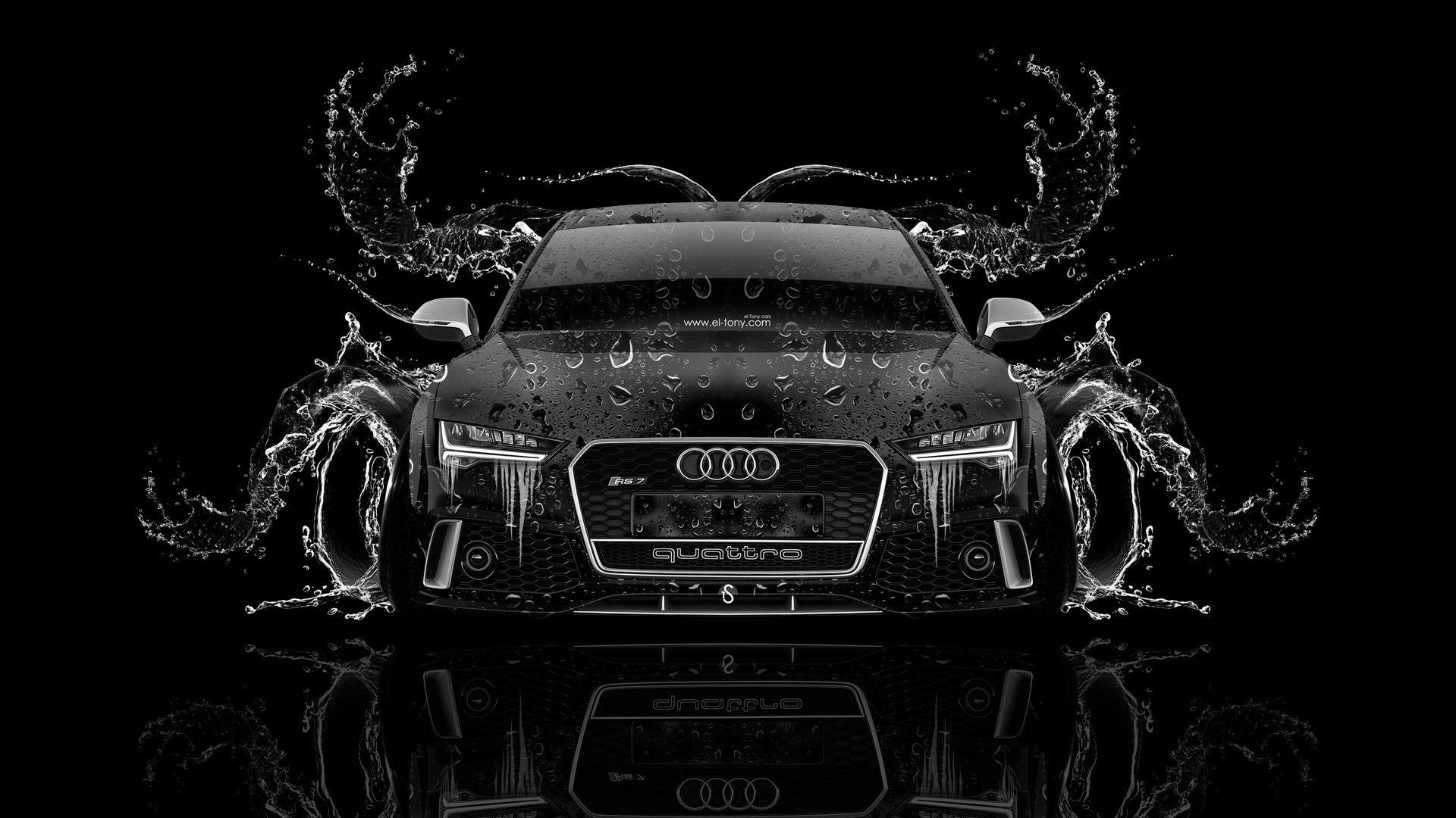 1920x1080 Audi RS7 Front Water Car 2014