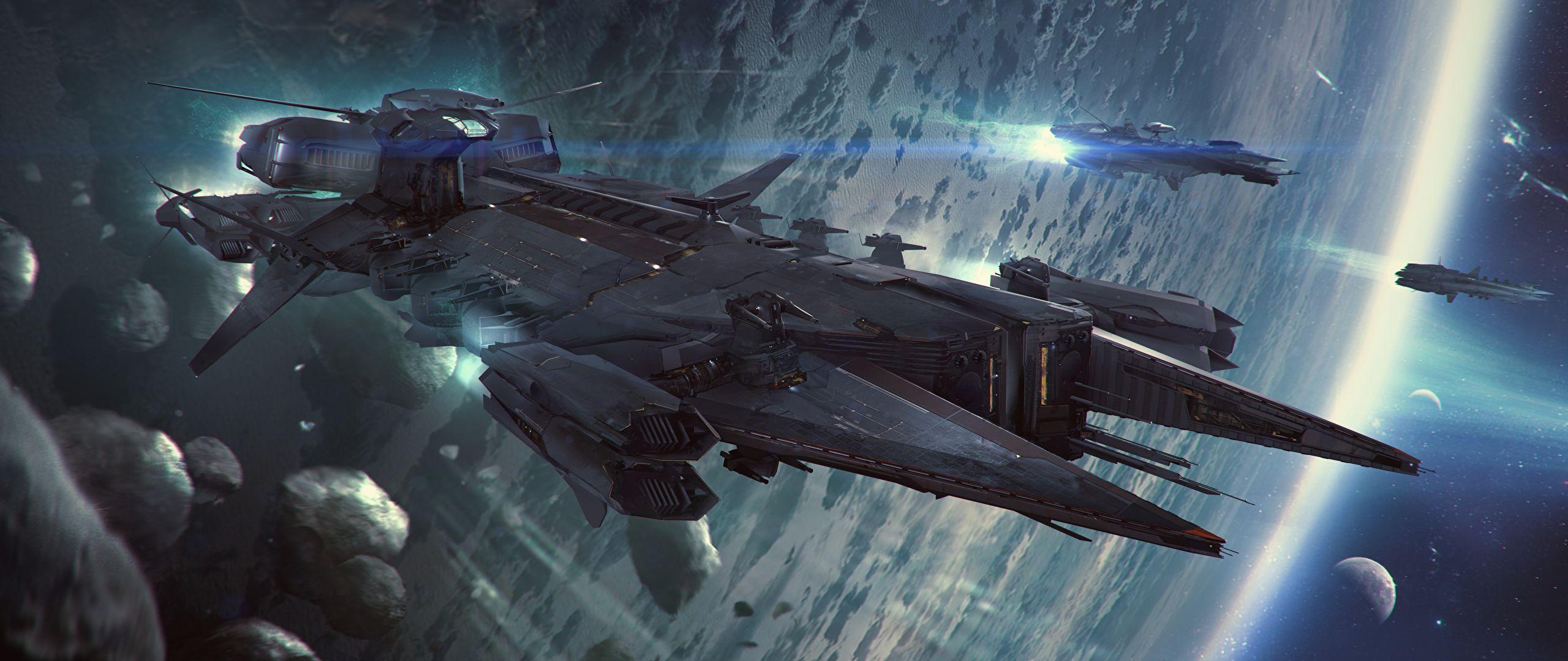2560x1080 Star Citizen Space Fantasy Games Ships 2560x1080