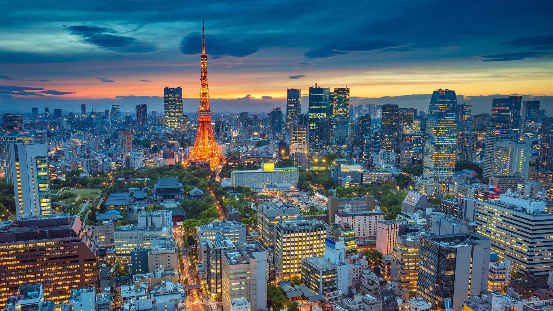 1920x1080 Tokyo Skyline