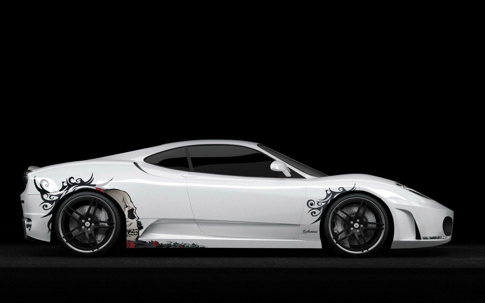 Hình nền Ferrari đen trắng 1680x1050
