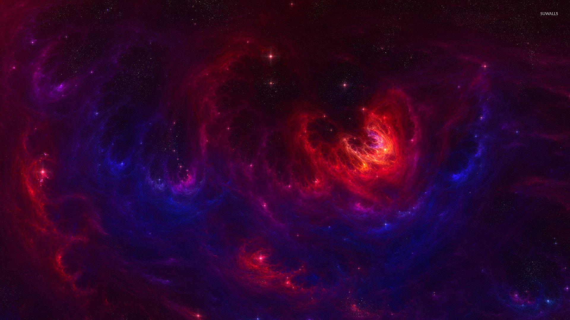 1920x1080 Purple and Red Wallpaper