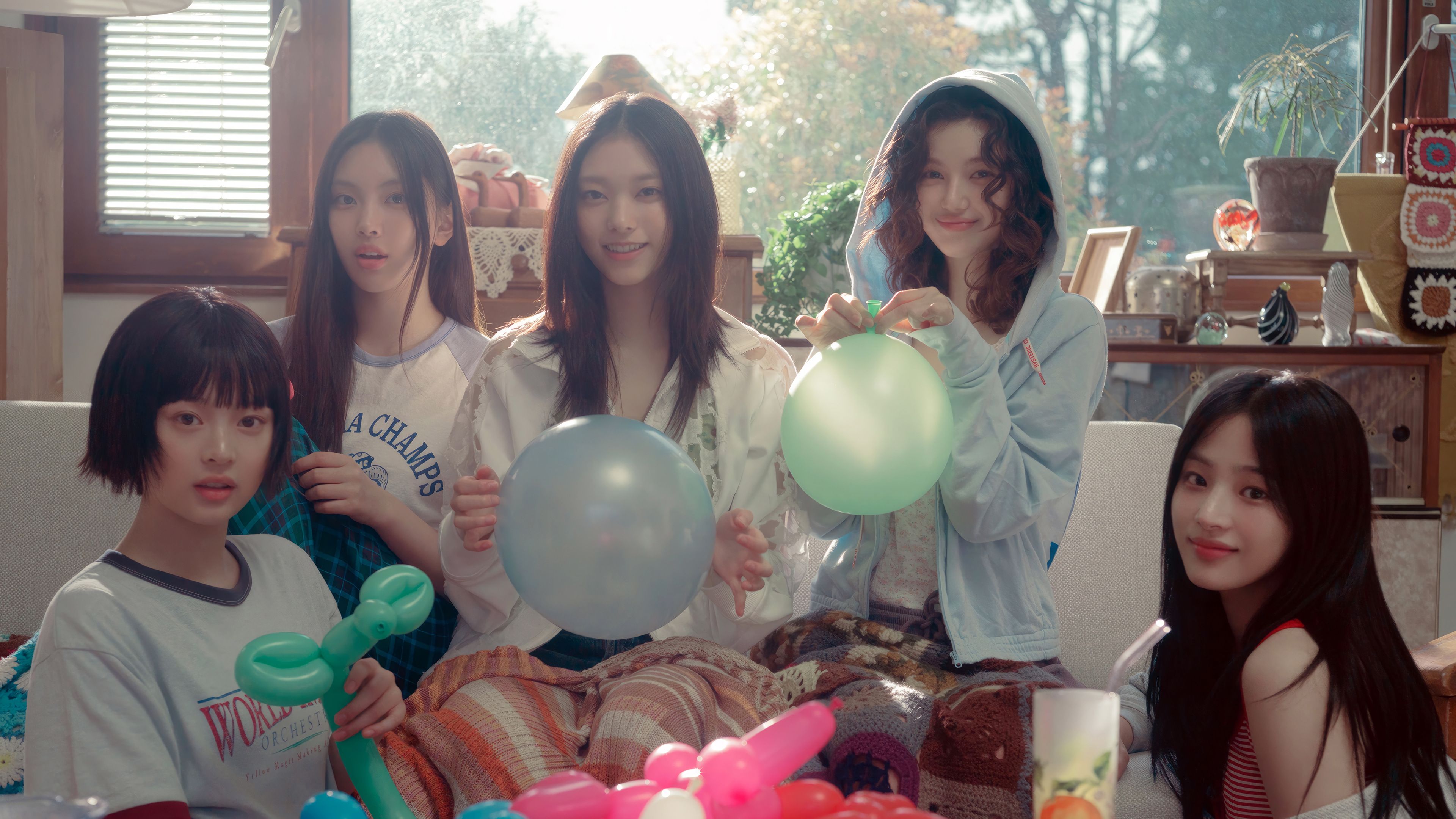 3840x2160 NewJeans Bubble Gum Members Wallpaper 4K HD PC a