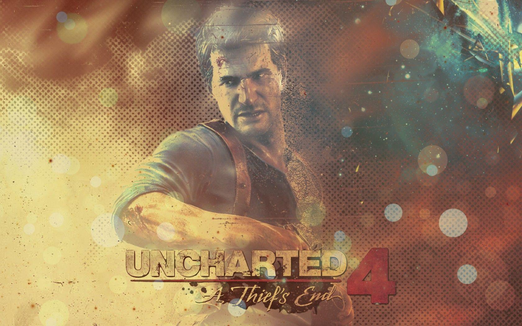 1680x1050 Wallpaper : illustration, Nathan Drake, poster, screenshot, computer