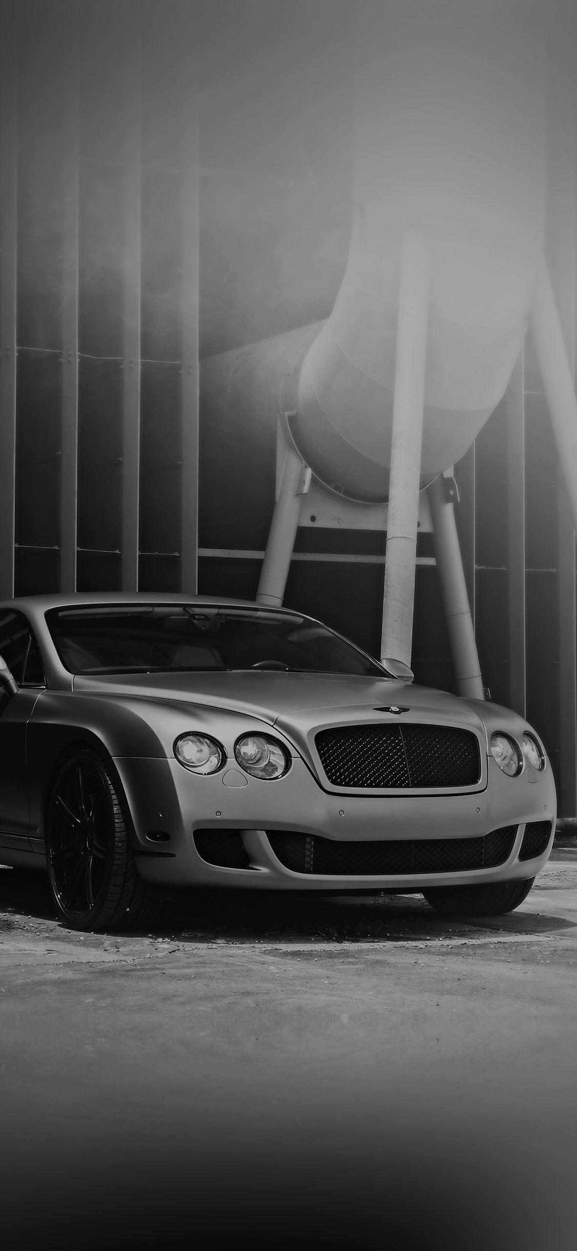 1125x2436 Bentley Motors Bw Dark Car Park Art City iPhone X Wallpaper Free Download