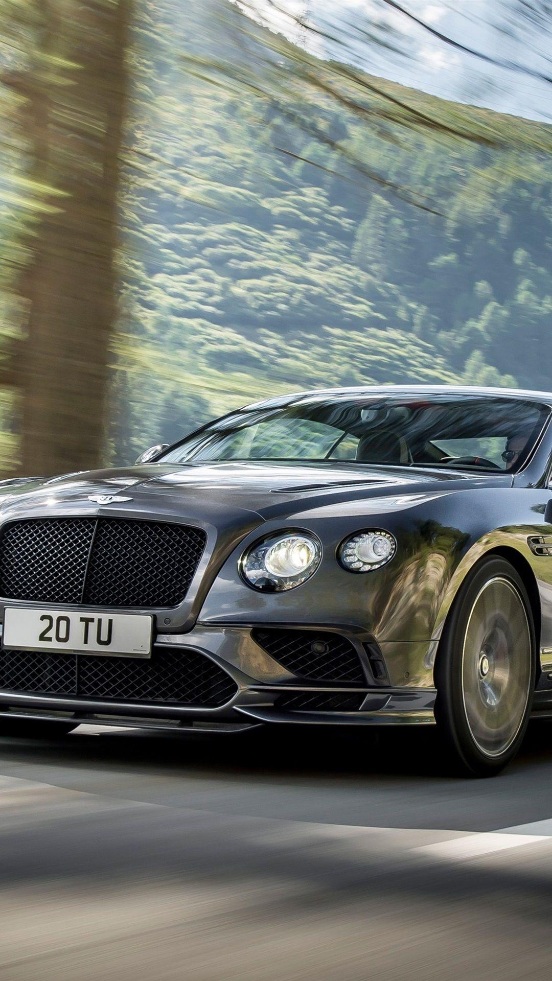 1080x1920 Bentley Continental GT supercar in speed 1080x1920