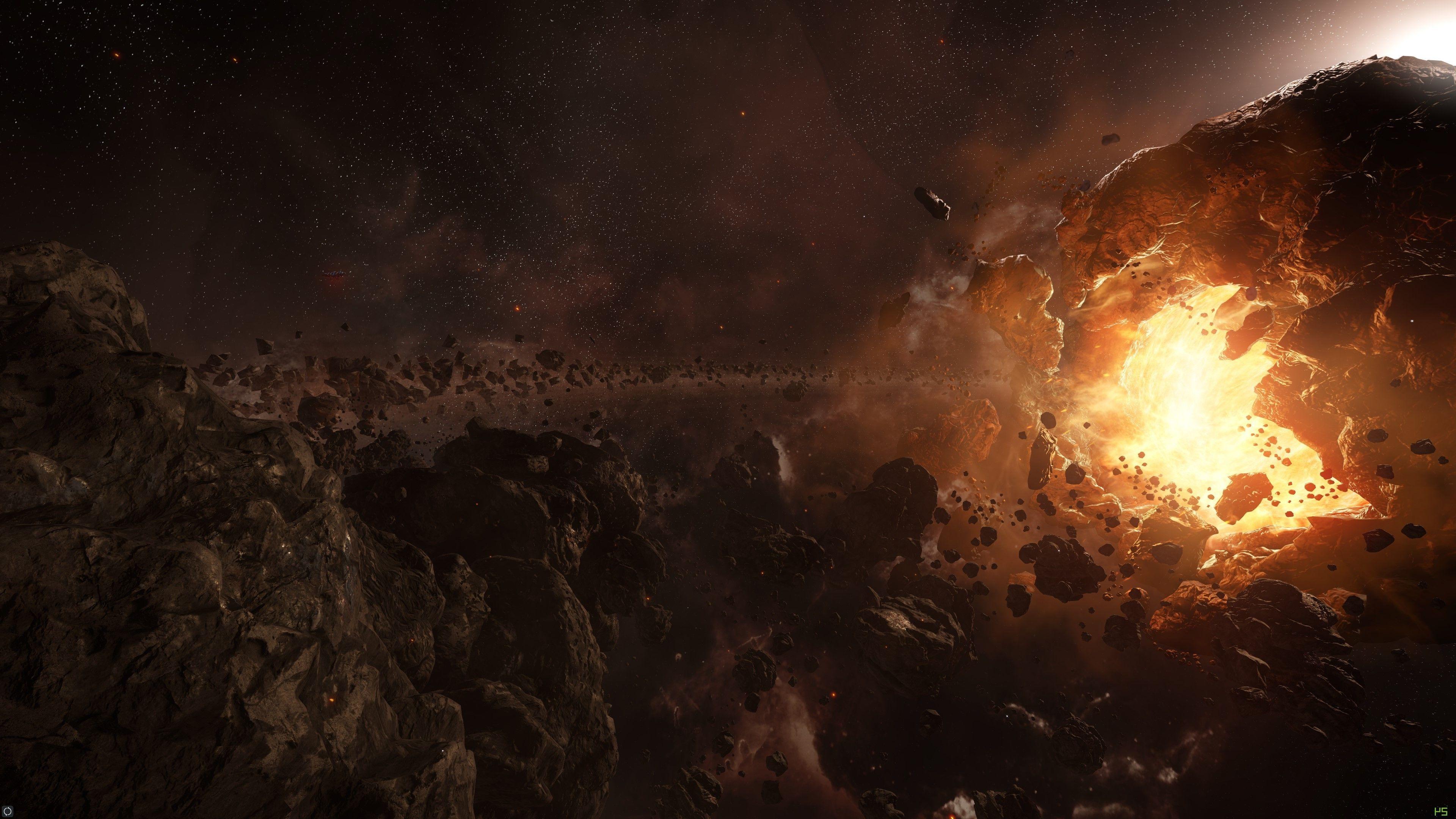 3840x2160 space, Asteroid, Star Citizen Wallpaper HD / Desktop and Mobile