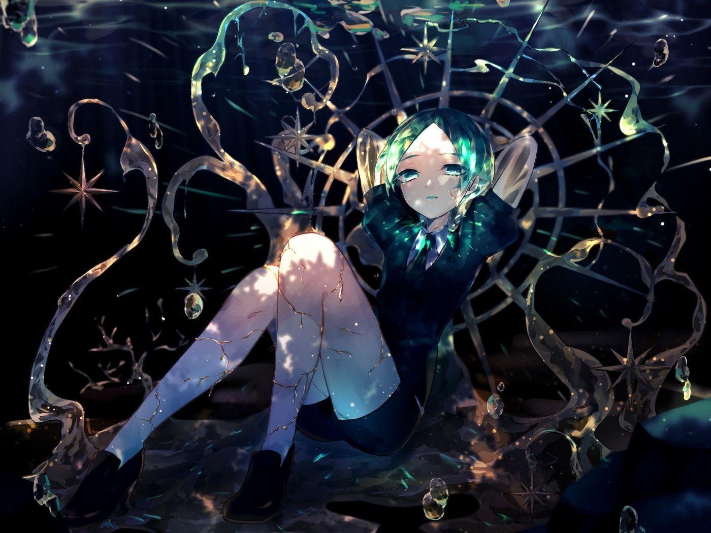 1400x1050 Download 1400x1050 wallpaper anime girl, phosphophyllite