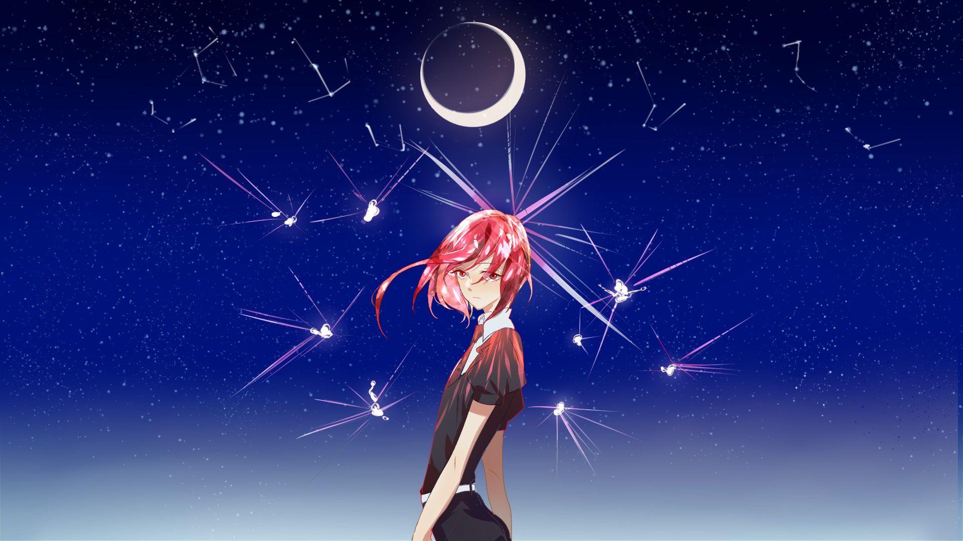 1920x1080 Download 1920x1200 wallpaper minimal, cinnabar, houseki no