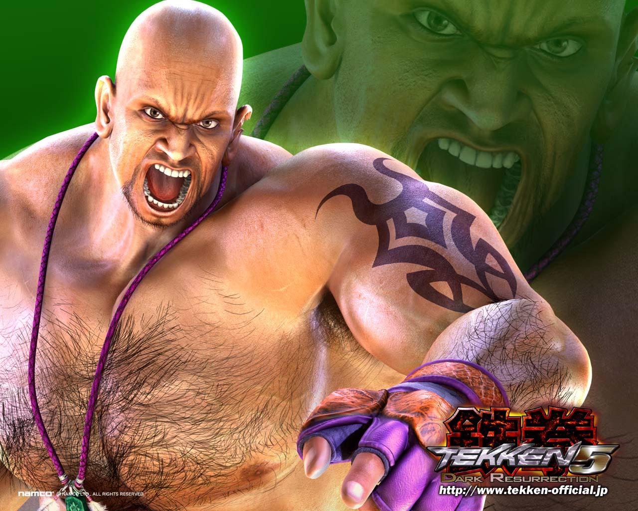 1280x1024 Marduk & Primeape vs Paul Phoenix & Hitmonchan