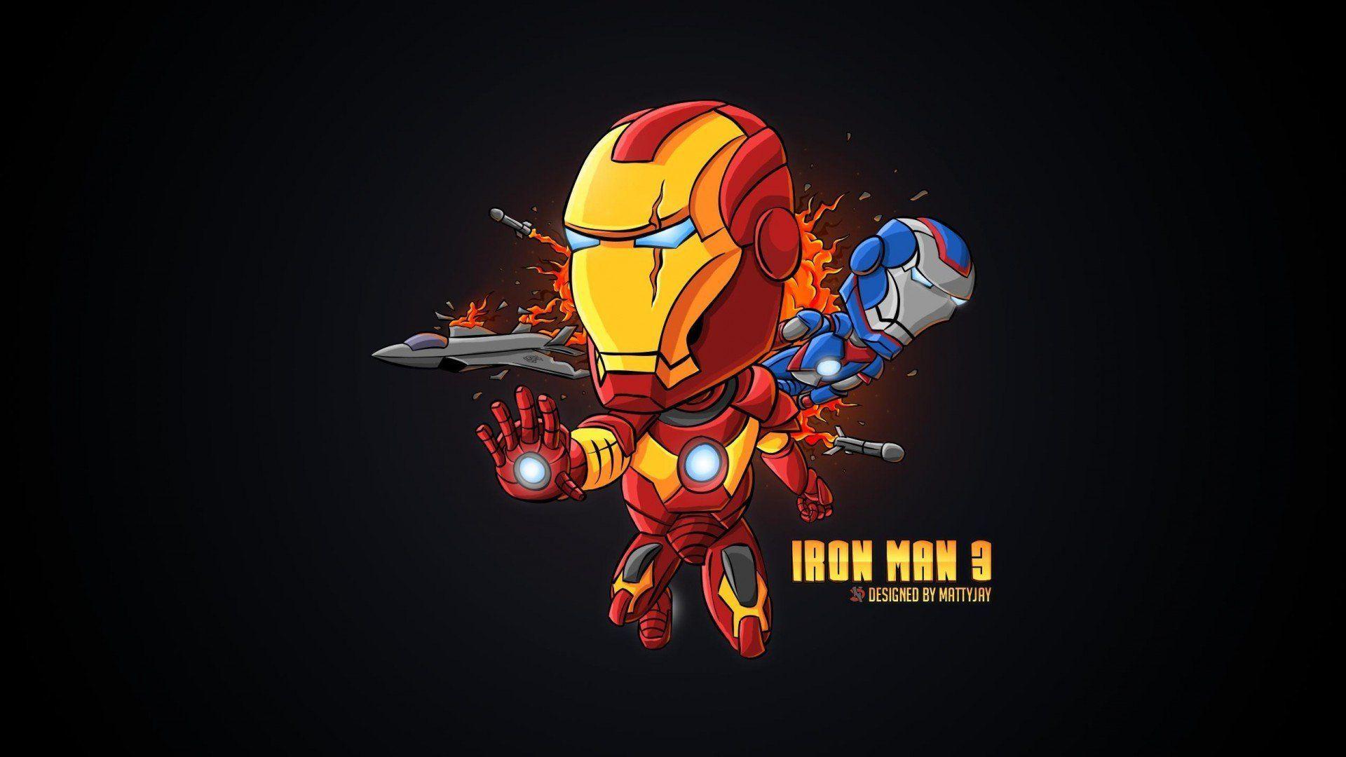 Iron Man Cartoon Wallpapers - Top Free Iron Man Cartoon Backgrounds -  WallpaperAccess