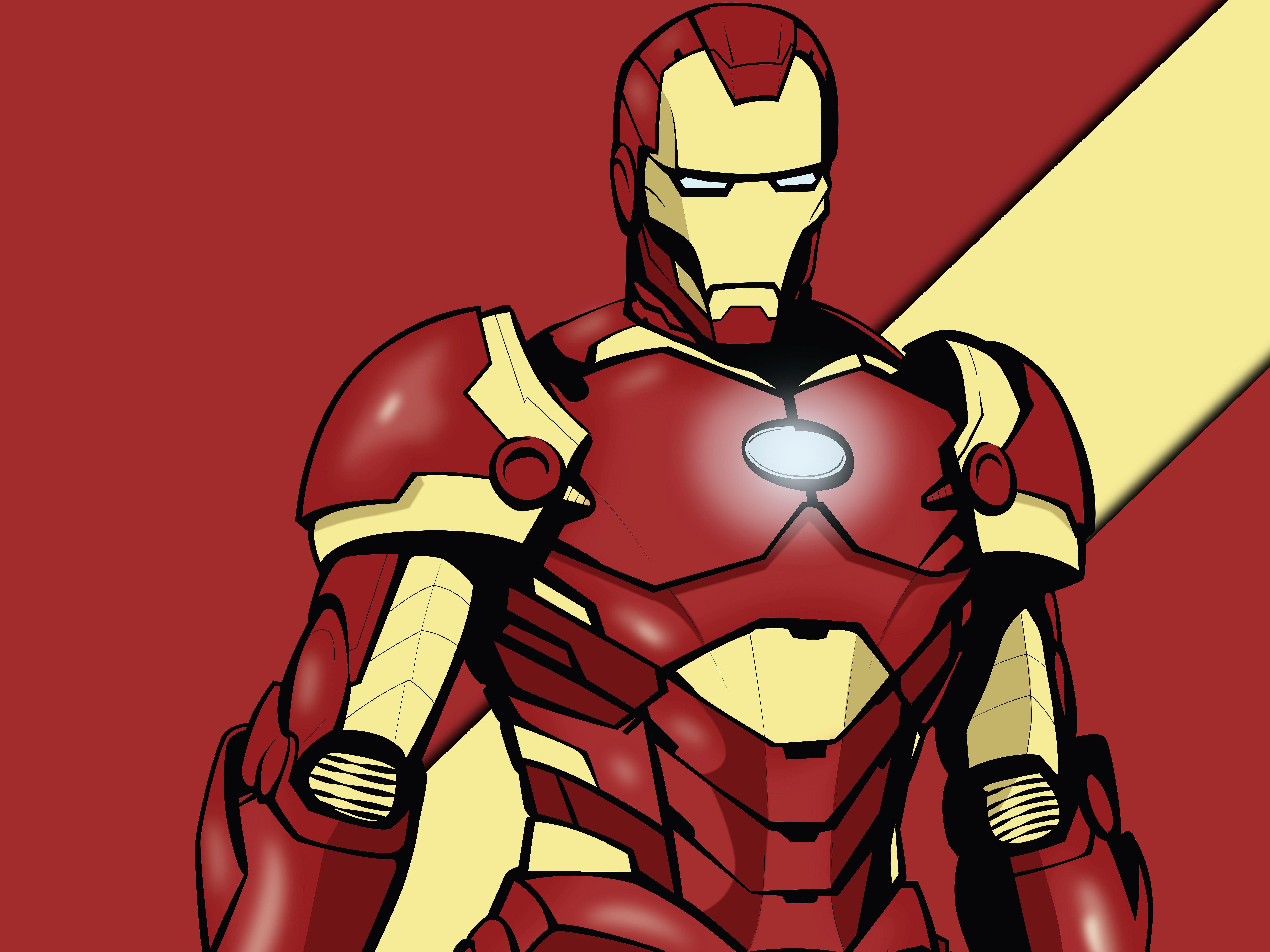 Iron Man Cartoon Wallpapers - Top Free Iron Man Cartoon Backgrounds -  WallpaperAccess