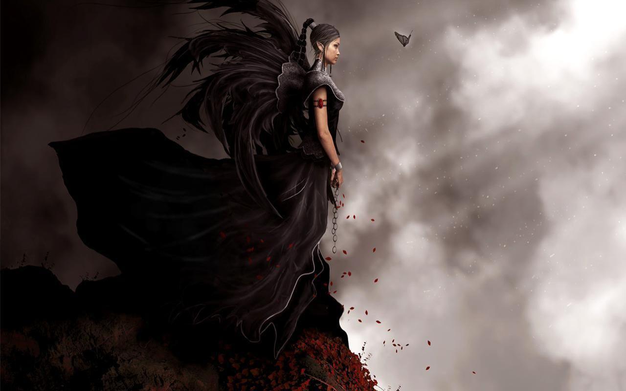 Black Fairy Wallpapers - Top Free Black Fairy Backgrounds - WallpaperAccess