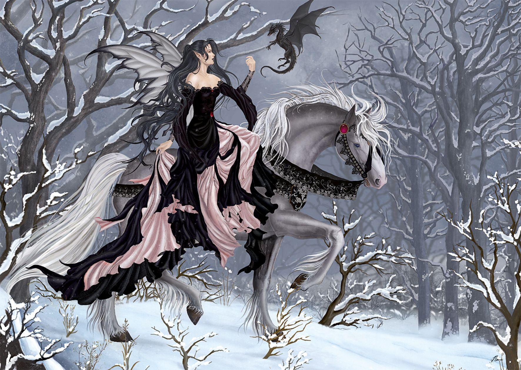 Black Fairy Wallpapers - Top Free Black Fairy Backgrounds - WallpaperAccess