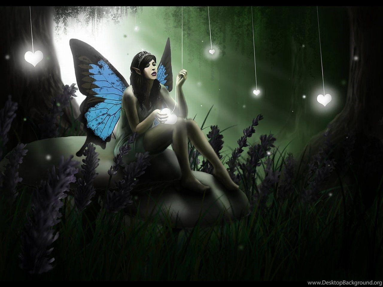 1280x960 Dark Fairy HD Wallpaper Desktop Background