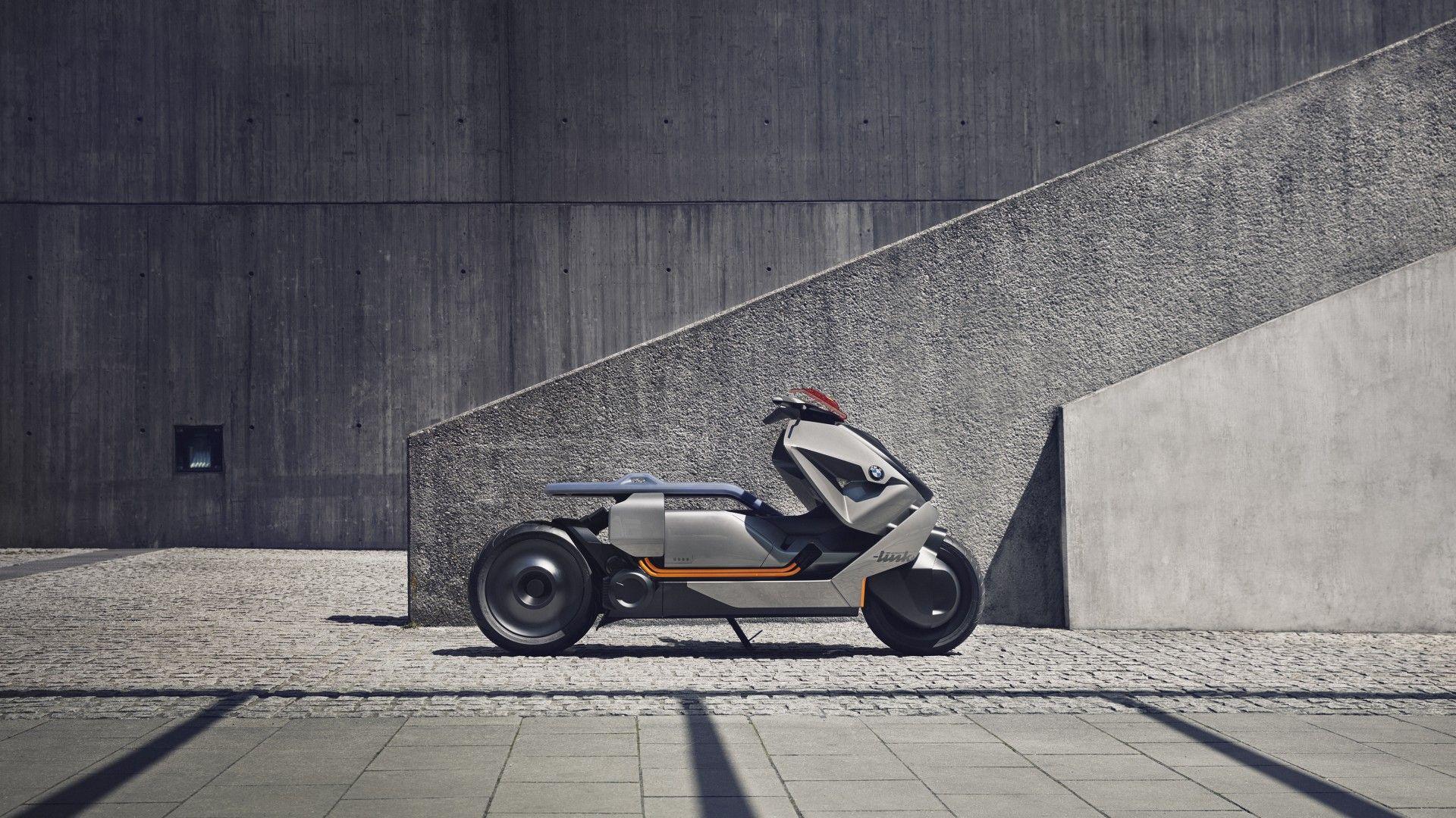 1920x1080 Wallpaper BMW Motorrad, Concept Link, Electric bike, HD, 4k