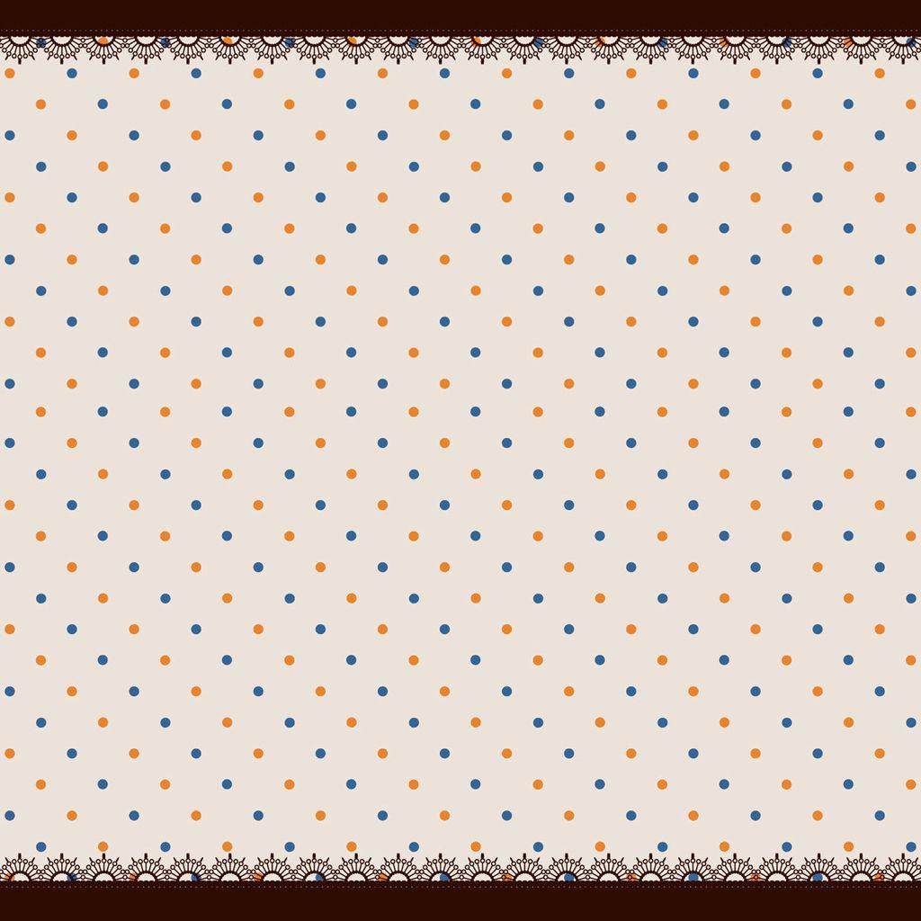 1024x1024 Lace Polka Dot Background iPad Wallpaper Free Download