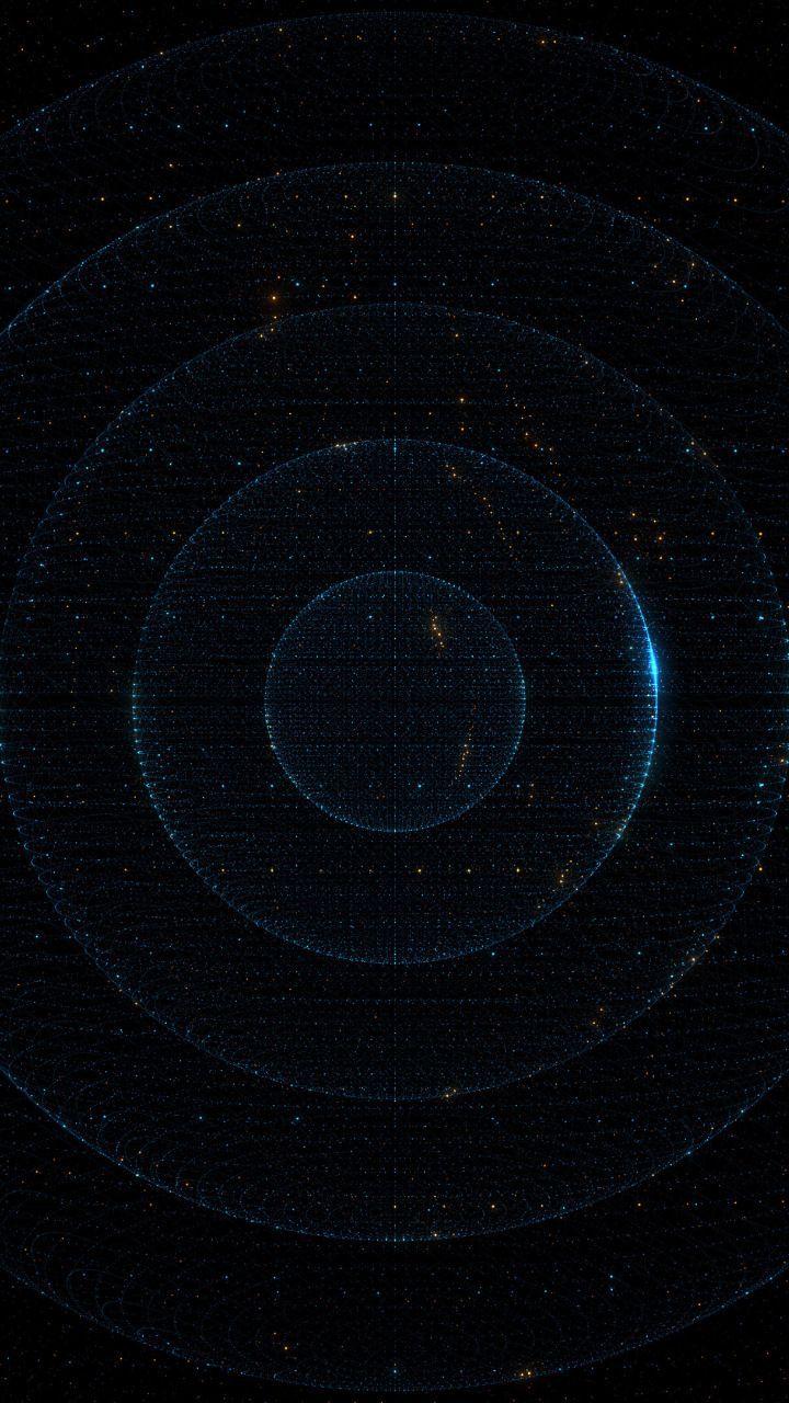 720x1280 Particles, dark, circles, abstract, 720x1280 wallpaper