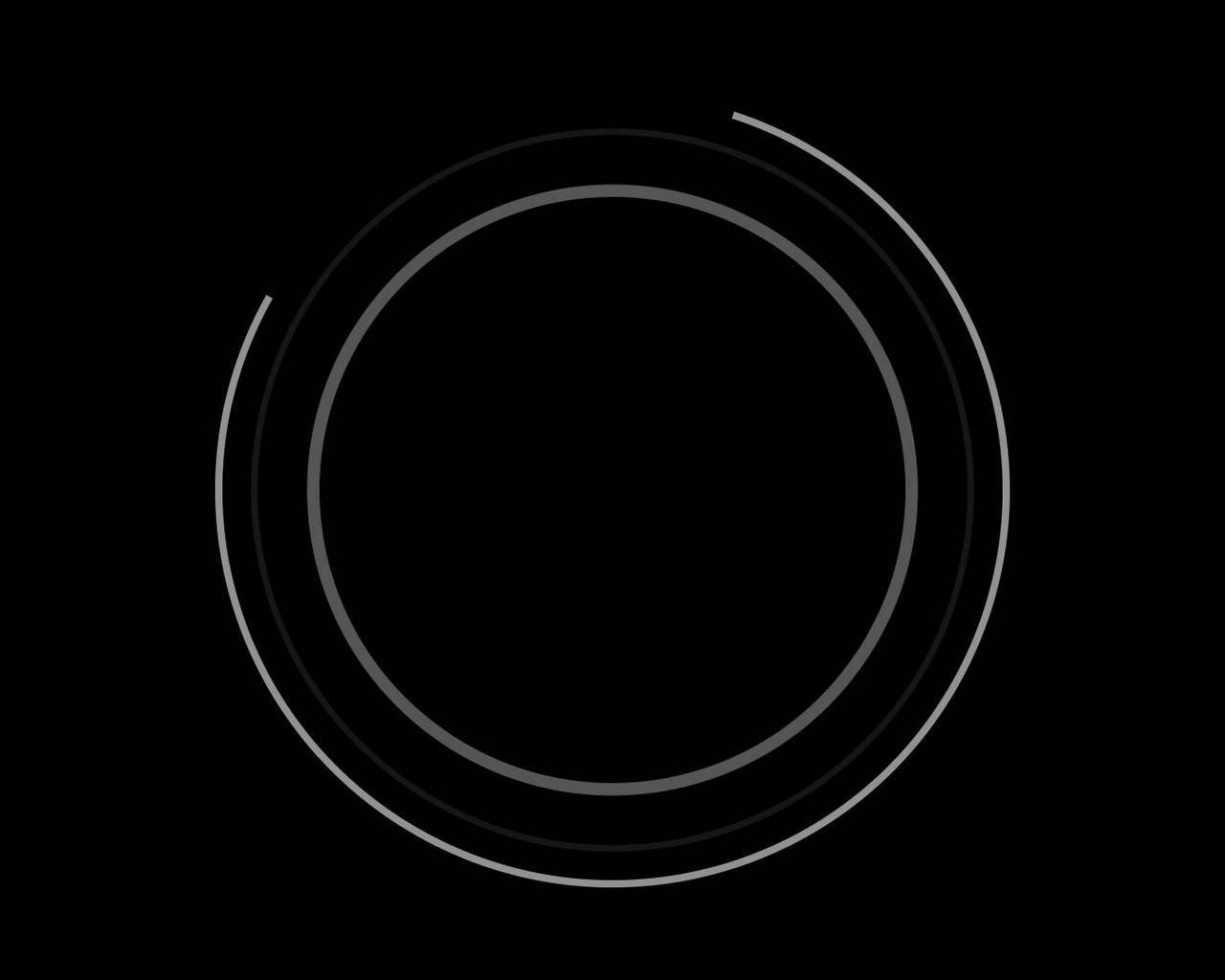1280x1024 Black And Silver Circle Wallpaper