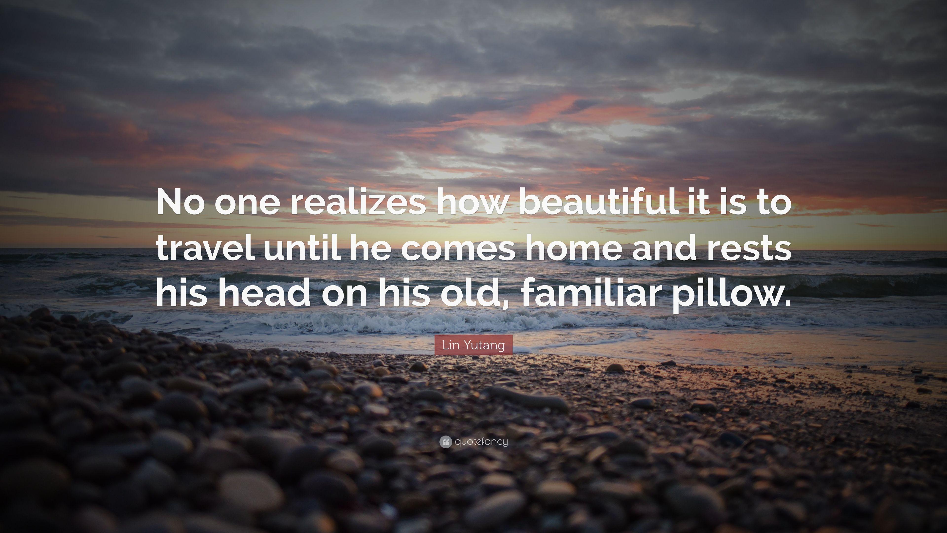 3840x2160 Lin Yutang Quote: “No one realizes how beautiful it is to