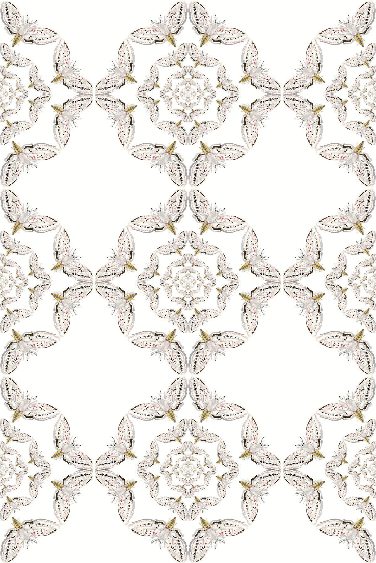 1200x1798 Timorous Beasties Wallcoverings Moth Circle wallpaper