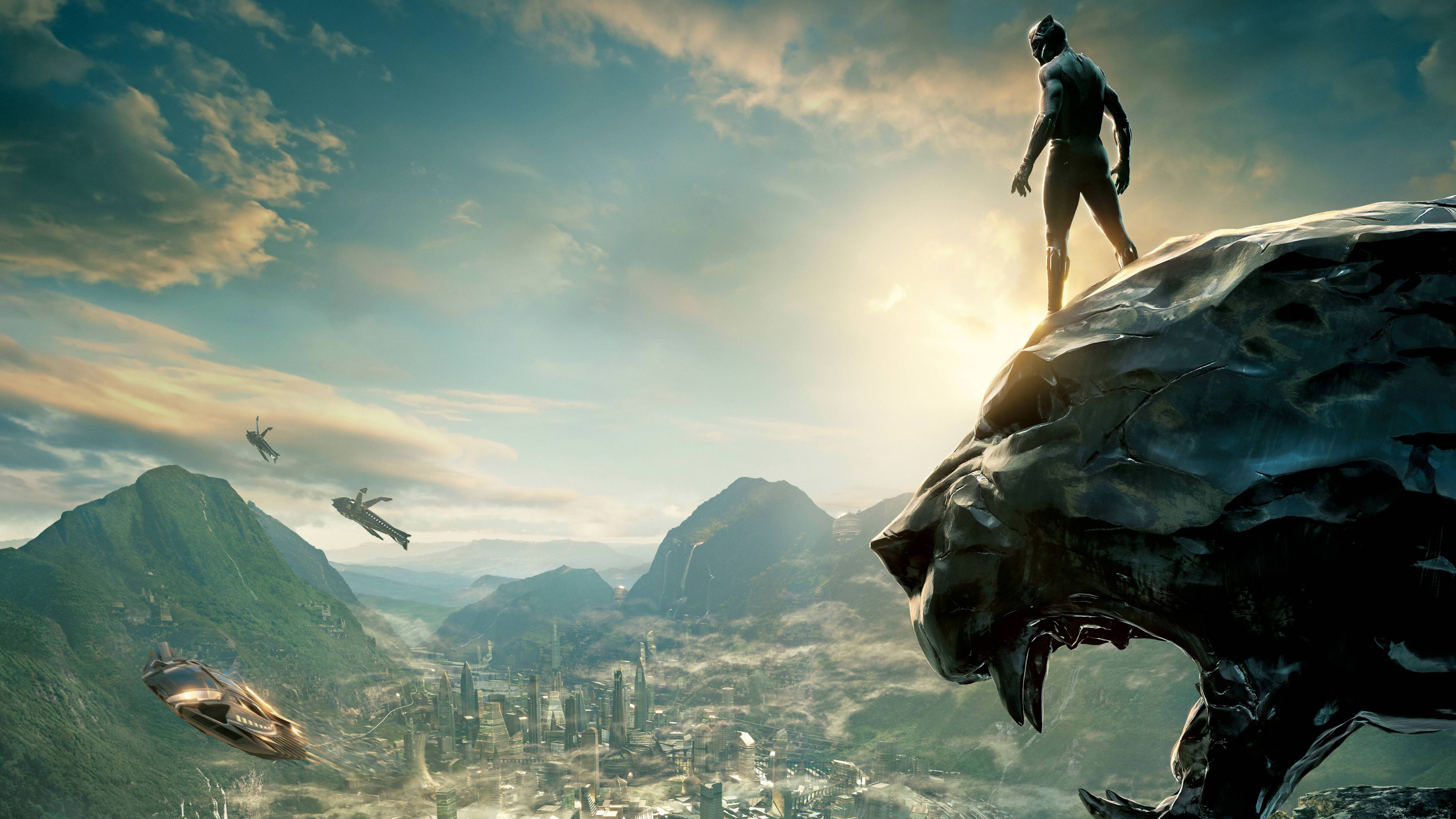 7680x4320 UHD 8K Black Panther Wakanda Kingdom 2018 Movie
