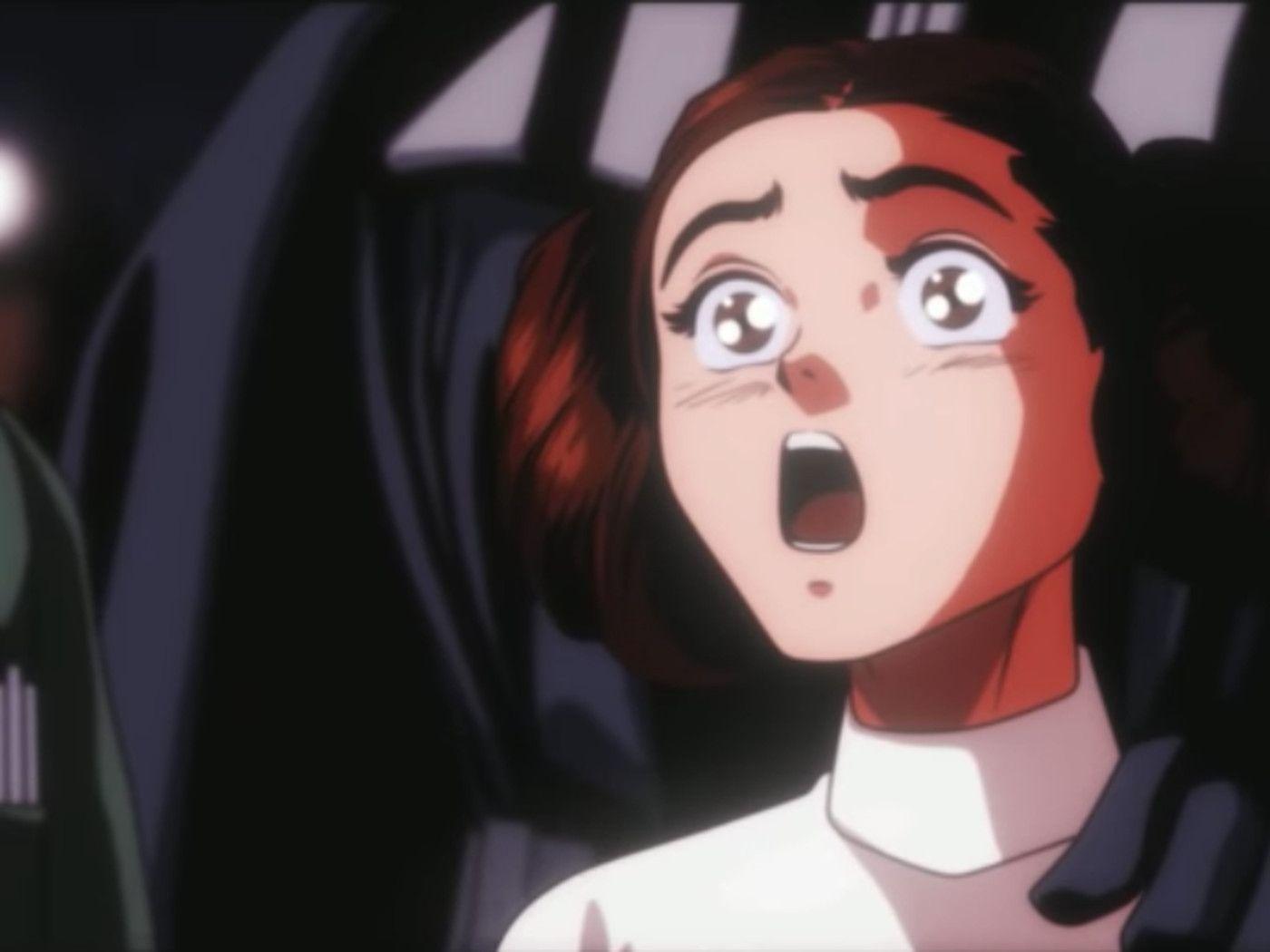 1400x1050 Star Wars: A New Hope Is An Old School Anime We Want To See