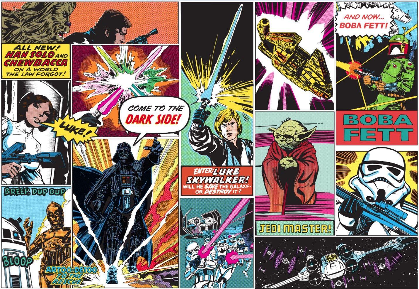 1430x985 Star Wars Mural Wallpaper