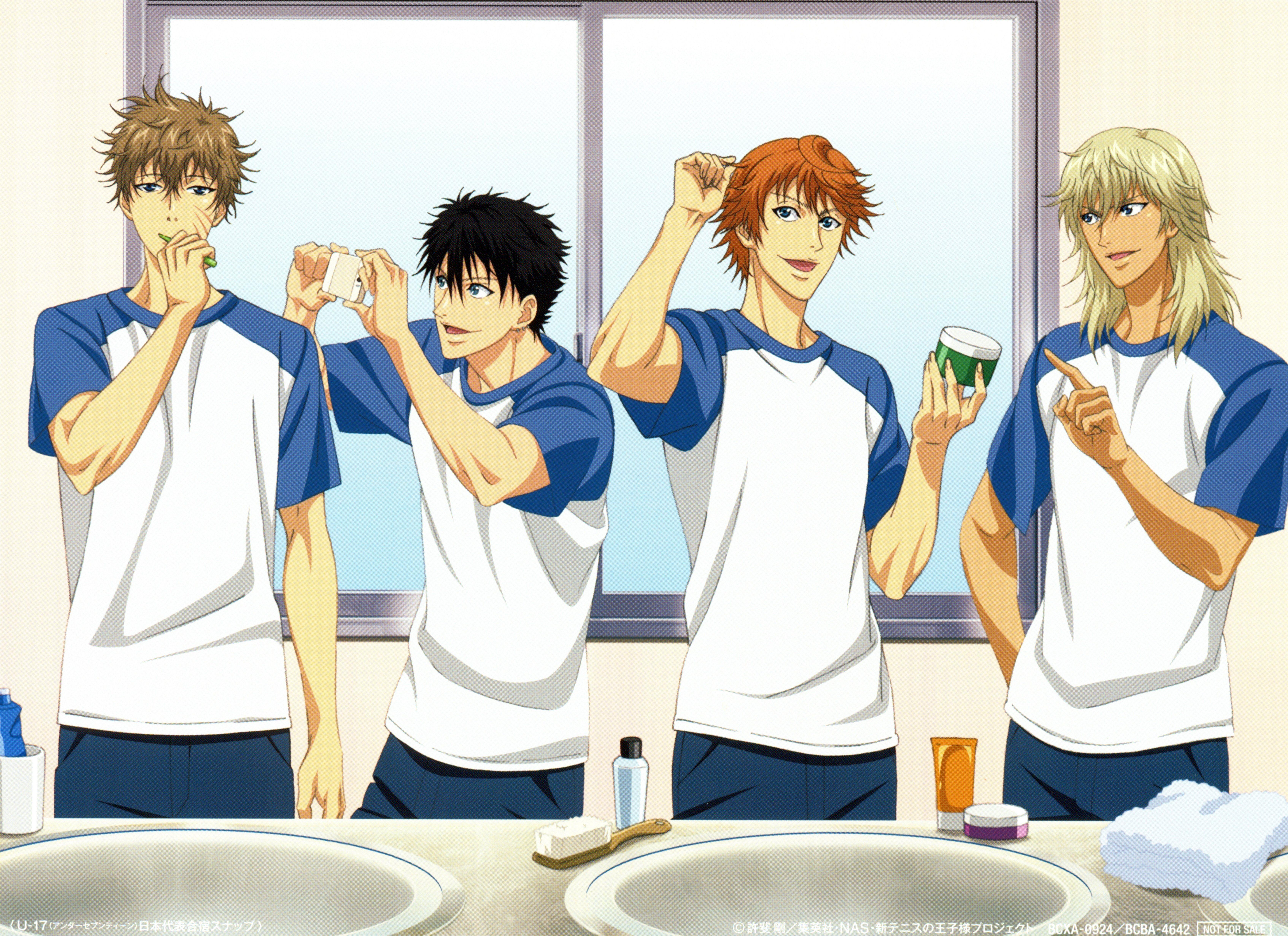 6774x4921 Anime boys sport group Prince of Tennis Series Kiyosumi